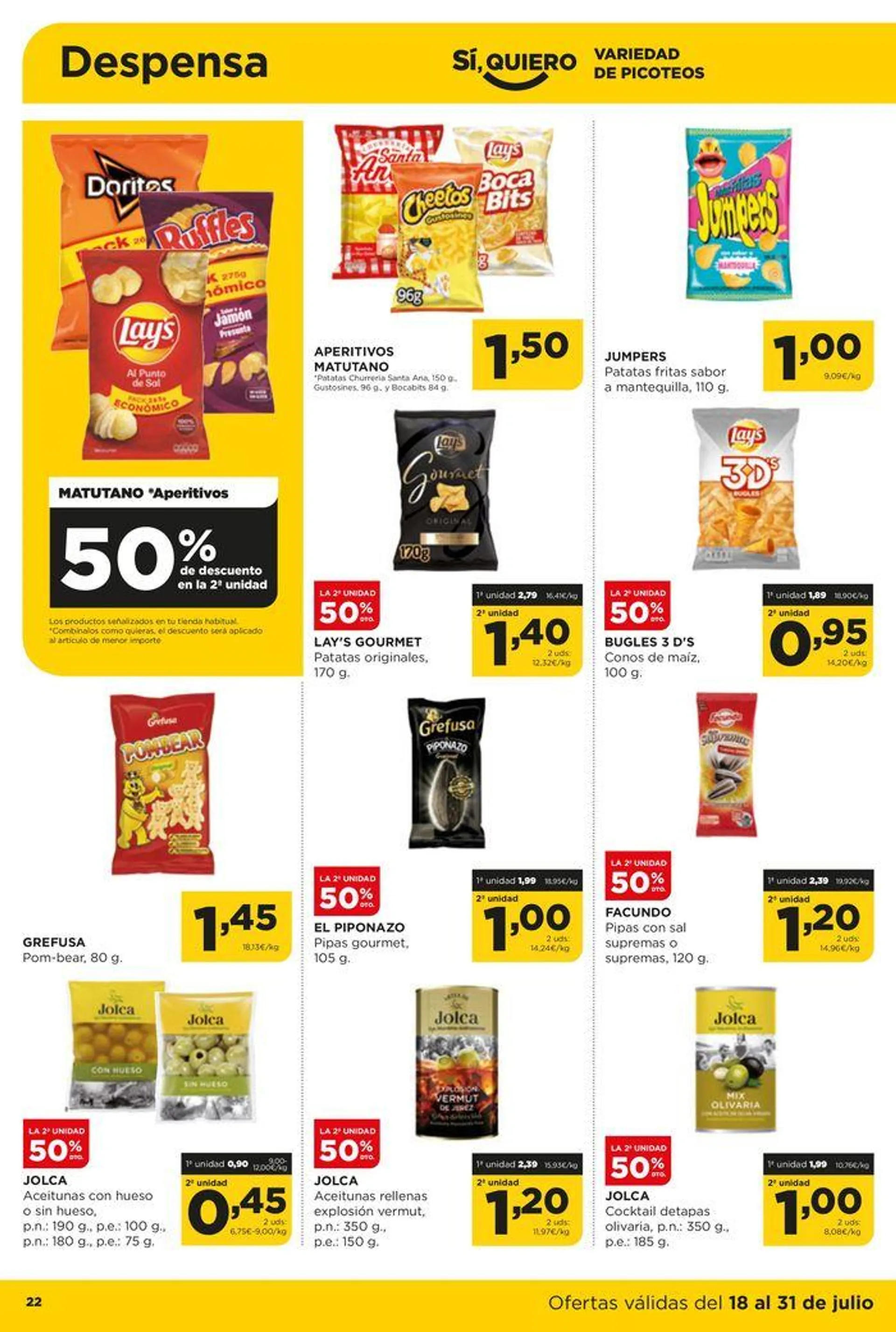 Ofertas válidas en Asturias del 18 al 31 de julio - 22