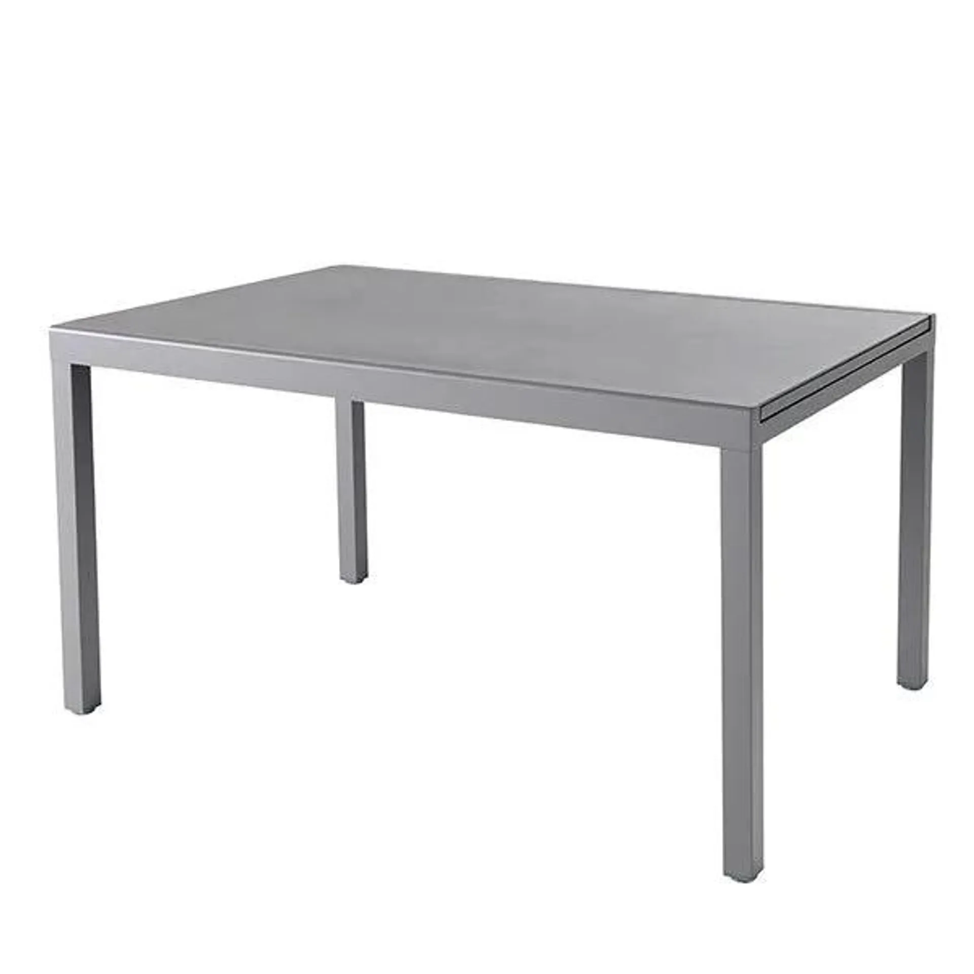 Mesa de Jardín Extensible Gris Moorea 75x90x140/200 cm