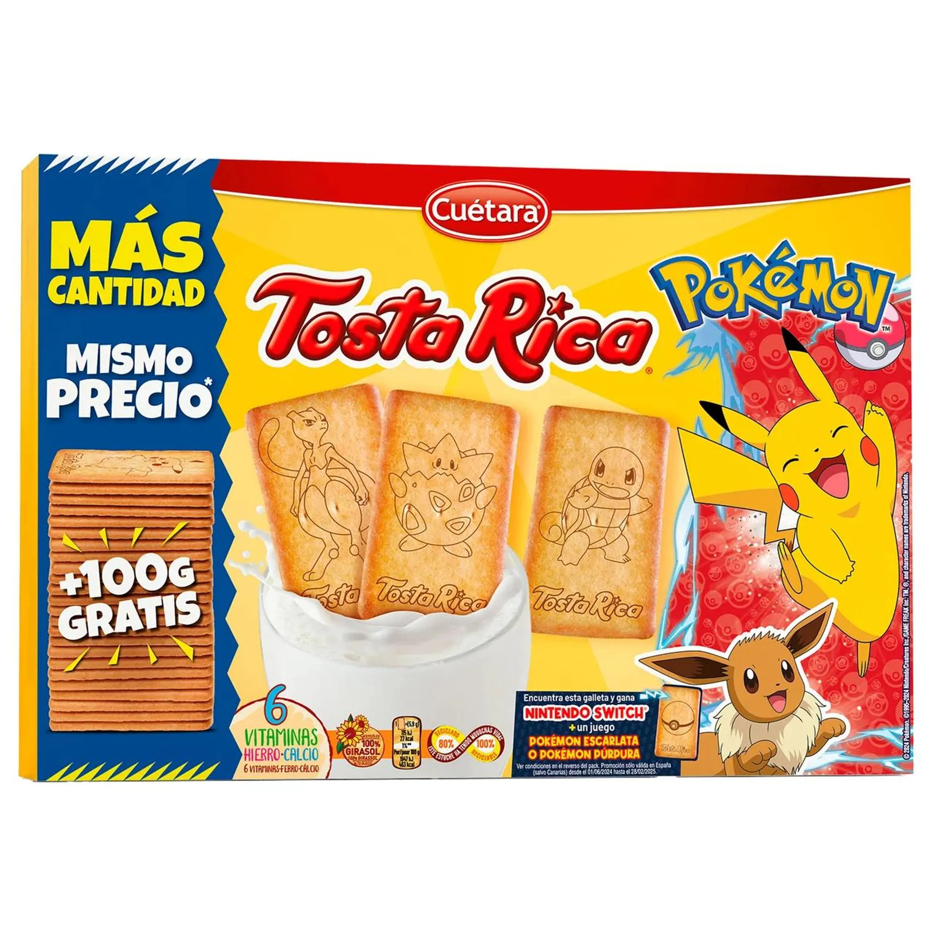 CUÉTARA Galleta Tostarica 760 g.