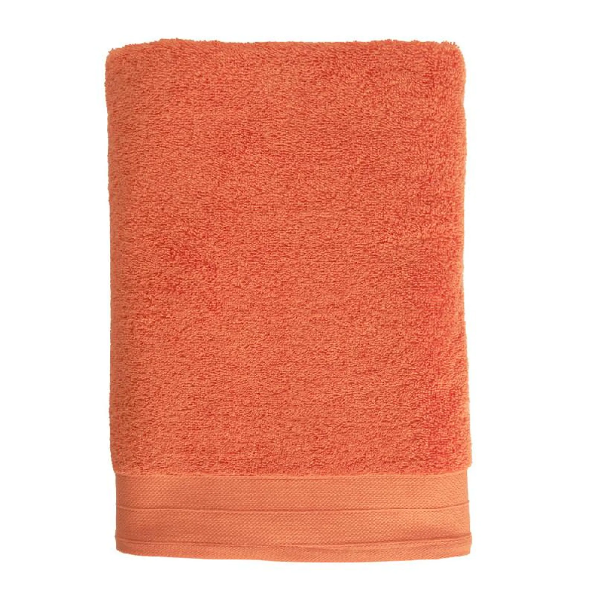 Set 4 Toallas 100% Algodón cardado - Basic LMQ naranja