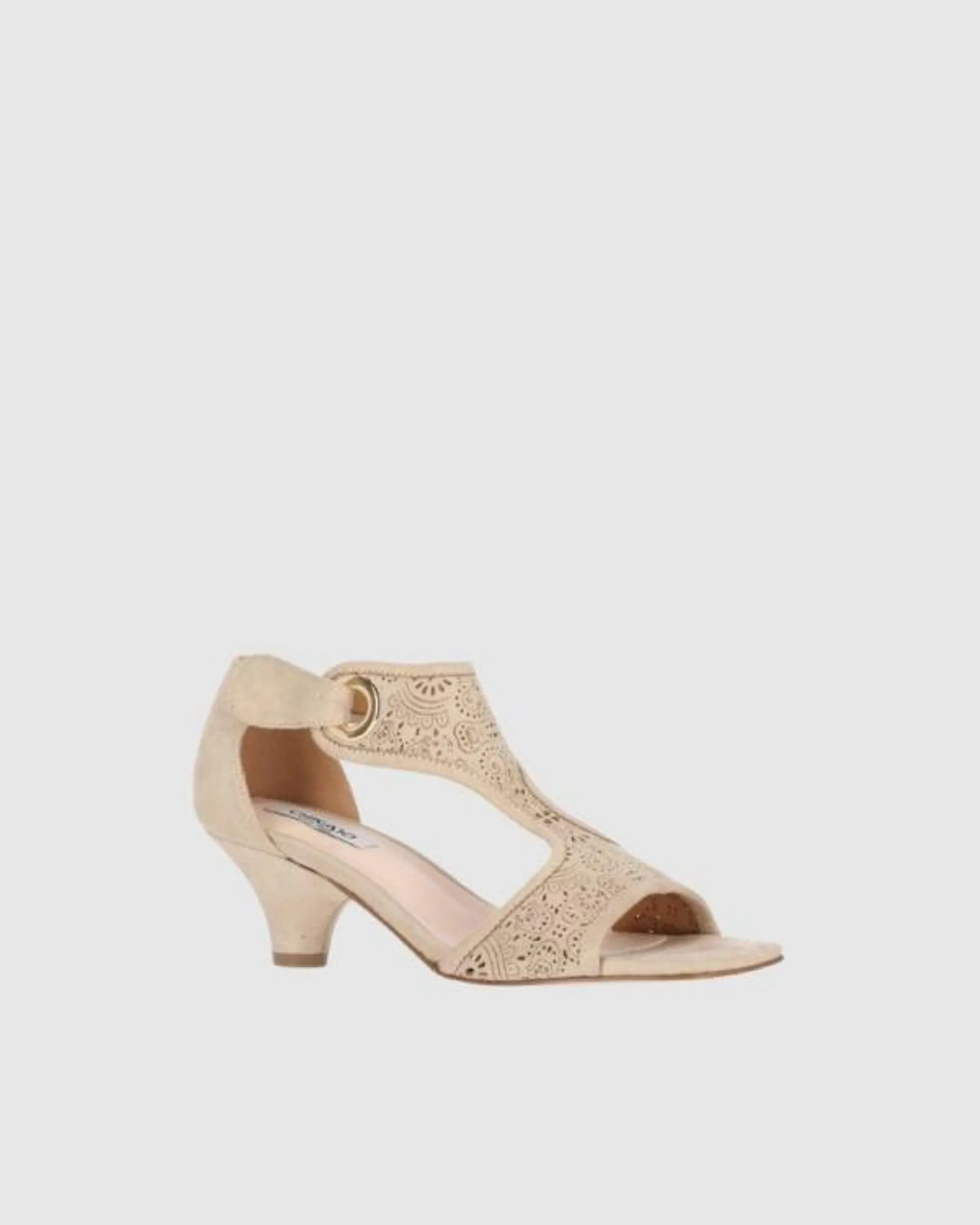 Sandalias Abiertas Mujer Beige NEW AMIRA 02