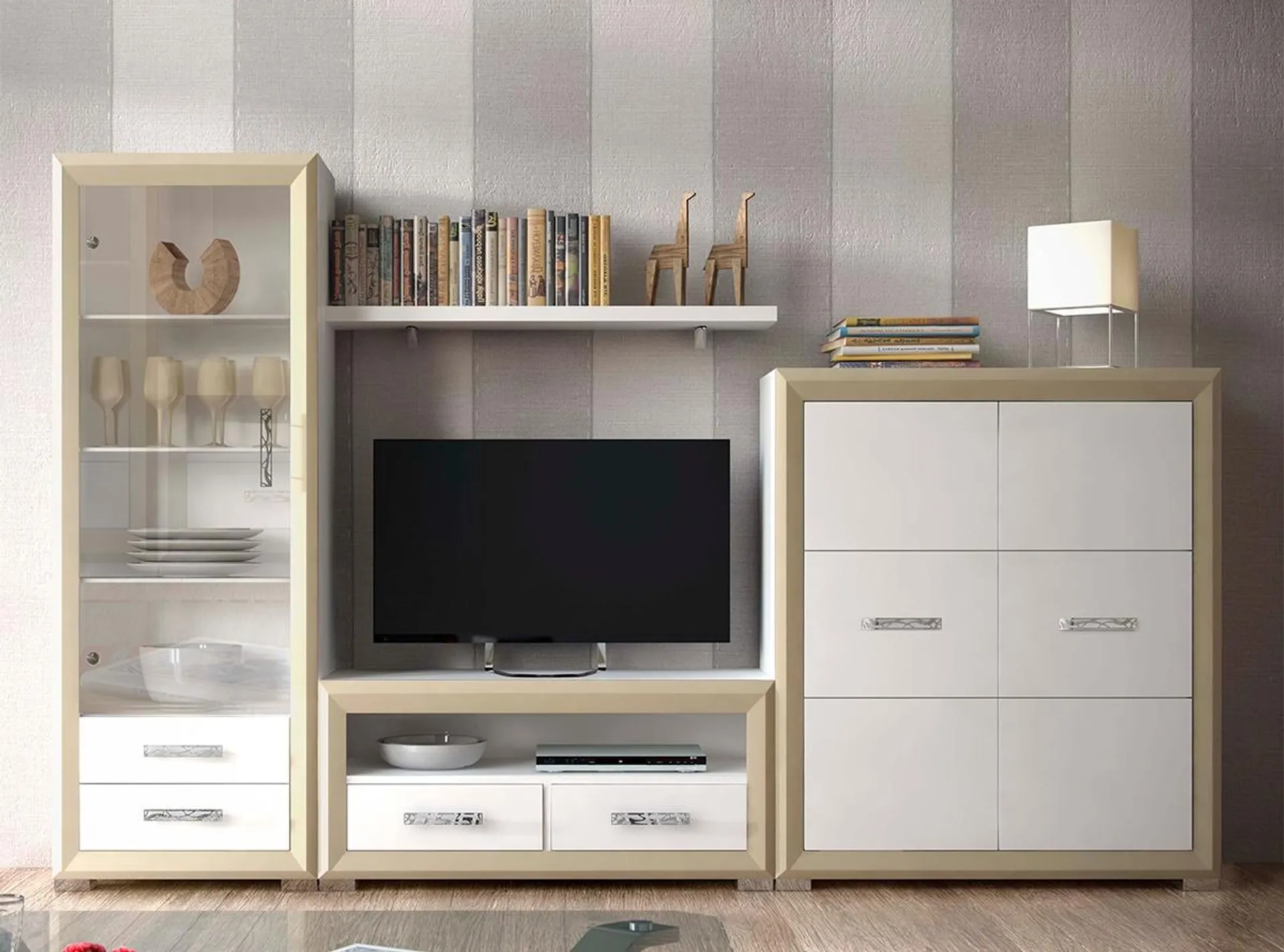 Mueble de salón de 298 cm