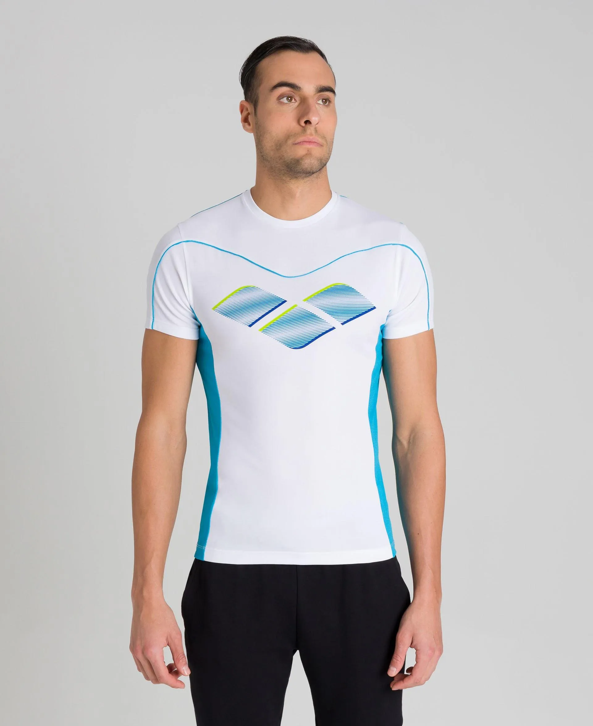 Camiseta con Panel Frontal para Hombre