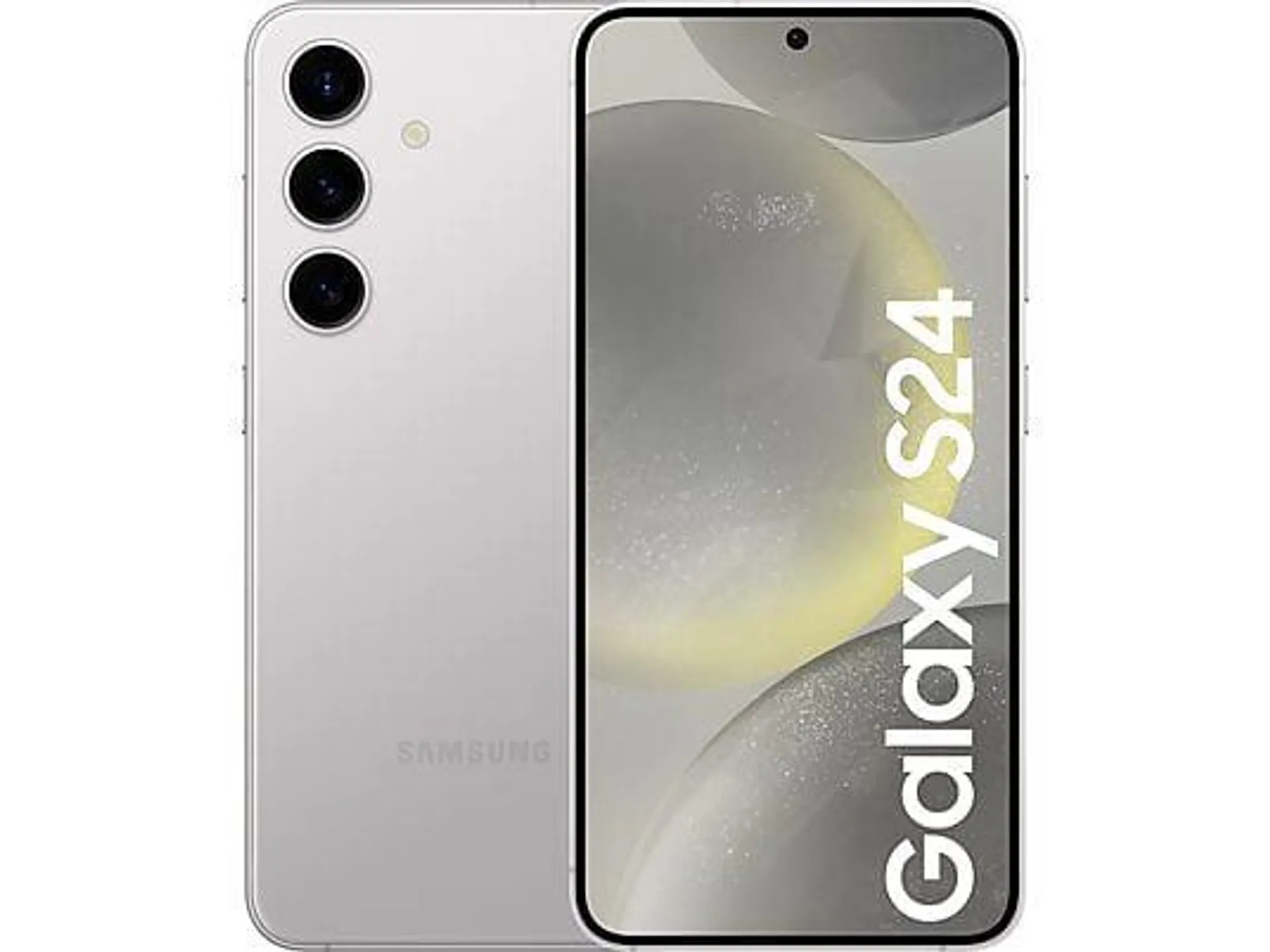 Móvil - Samsung Galaxy S24, Marble Gray, 256GB, 8GB RAM, 6.2" FHD+, con IA, Exynos 2400, 4000 mAh, Android 14
