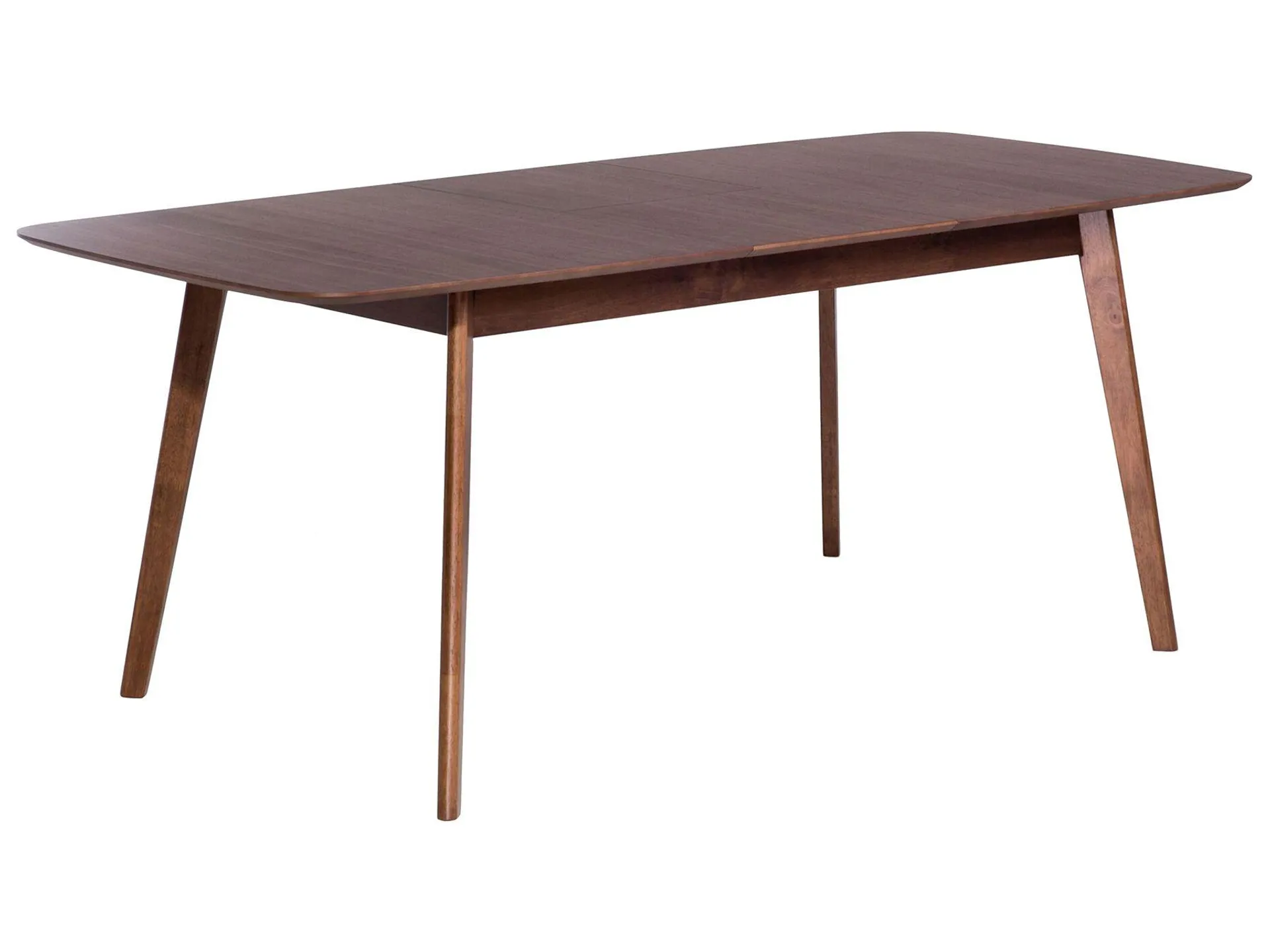 Mesa de comedor extensible MADOX Nogal oscuro 150/190 cm 90 cm