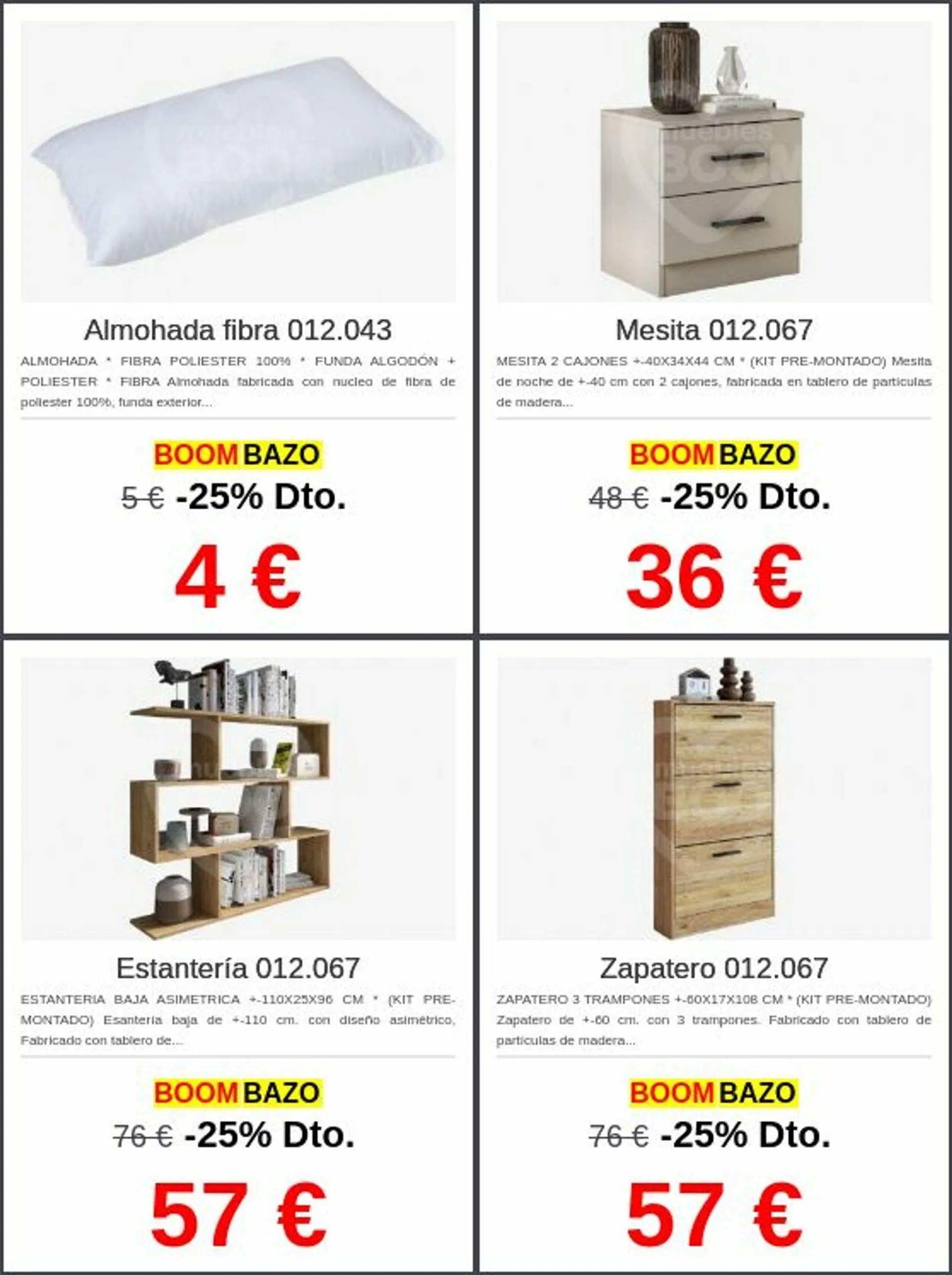 Muebles BOOM Oferta actual - 1