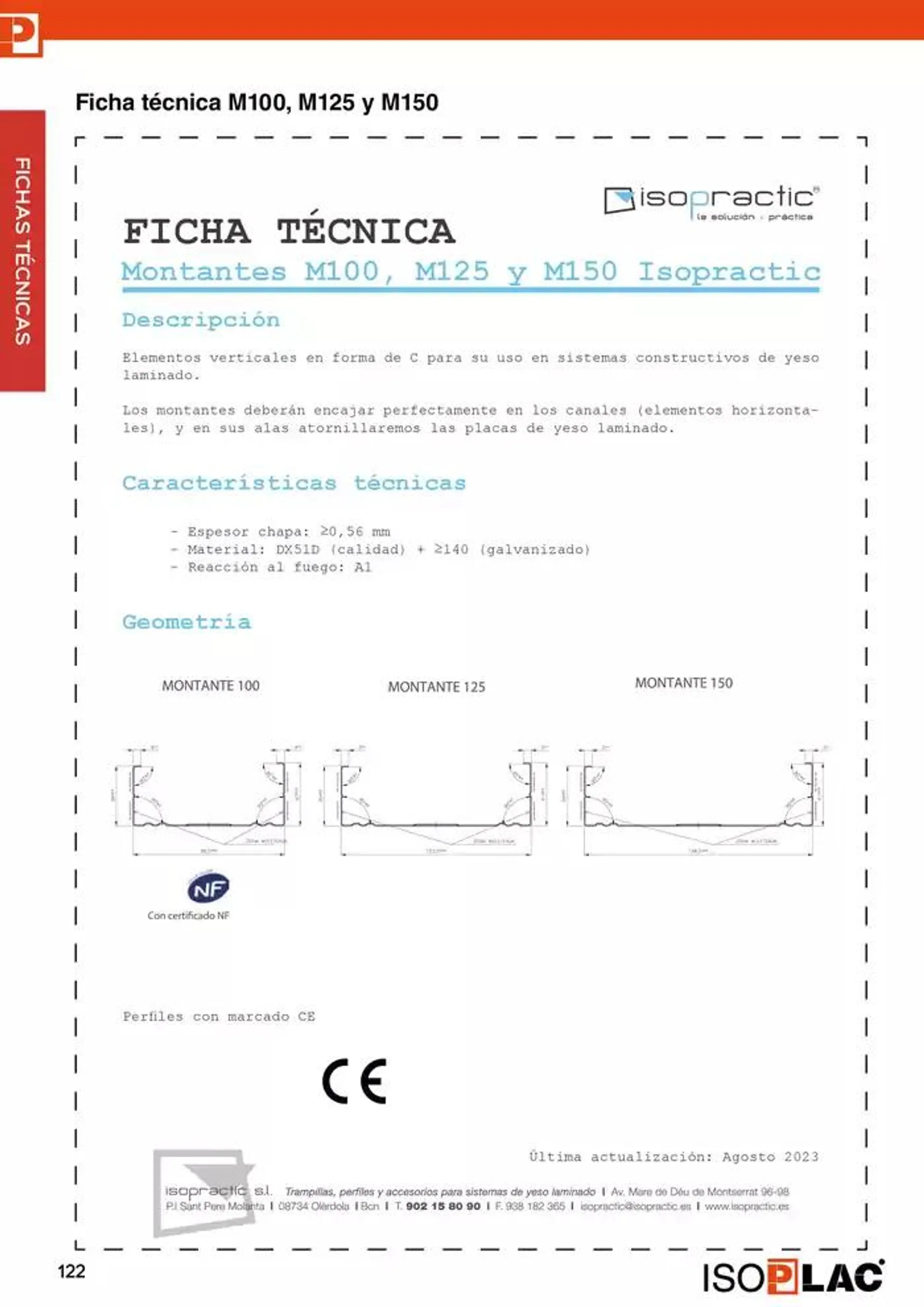 Catálogo de Manual Técnico Isoplac 15 de noviembre al 30 de noviembre 2024 - Página 122