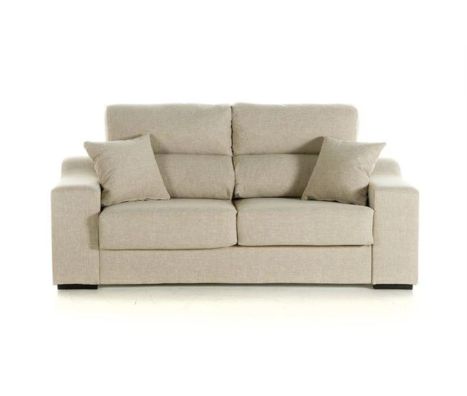 Sofa de 3 plazas beige LUCIA 5