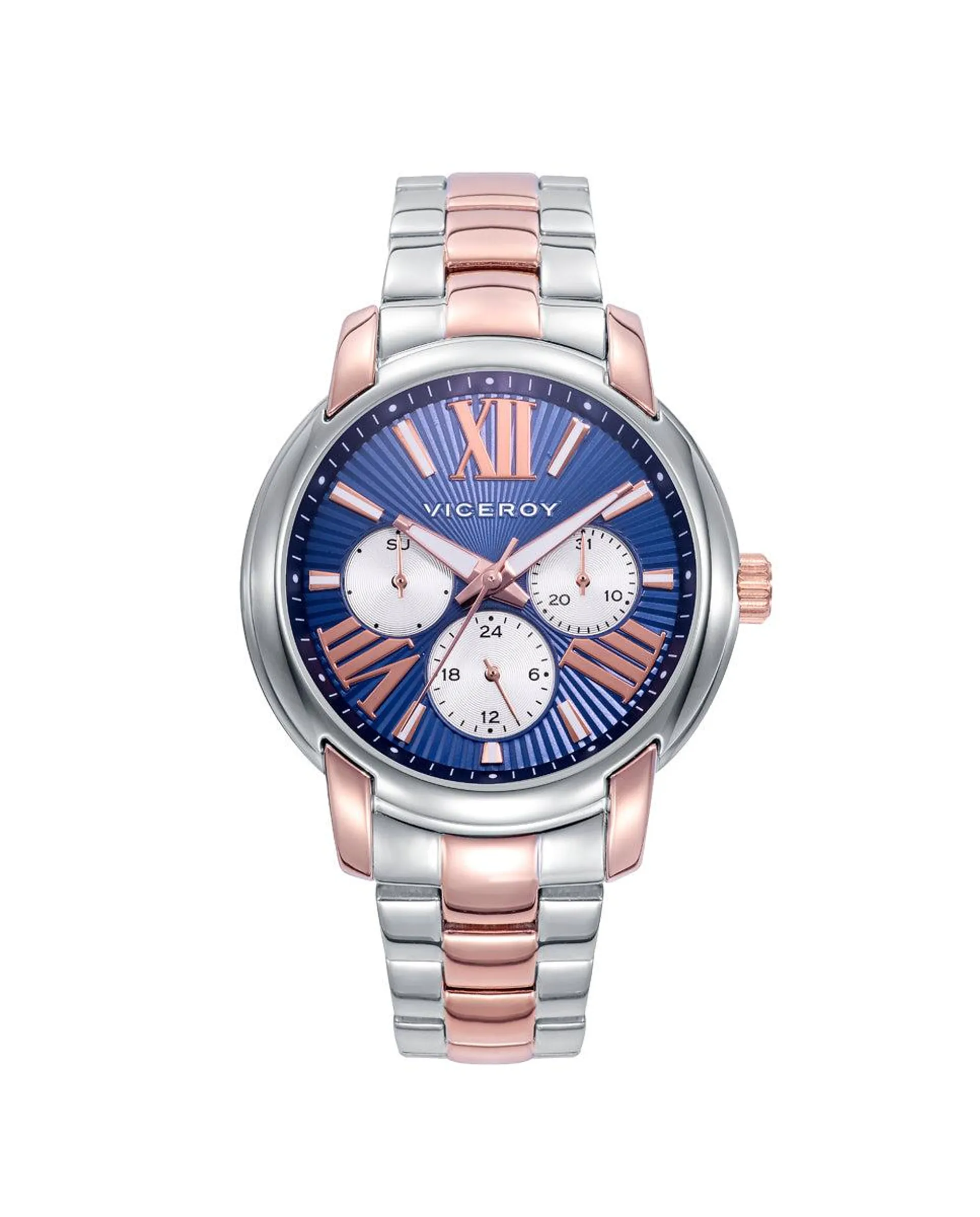 Reloj de mujer colección CHIC multifunción de acero bicolor