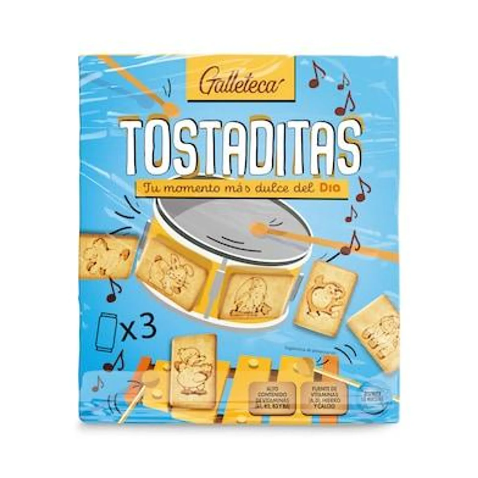 Galletas tostaditas Galleteca de Dia caja 600 g