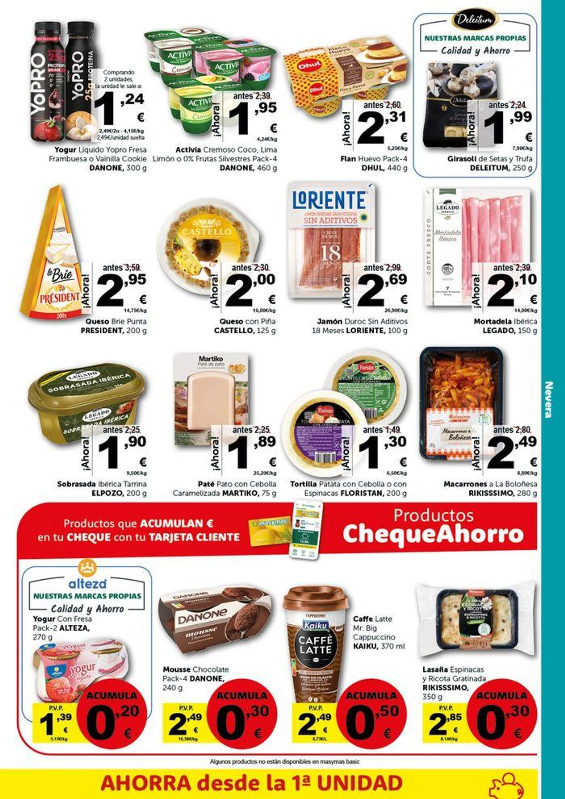 Precios válidos en producto fresco desde el 12 de julio y en producto general del 12 de julio al 1 de agosto - 11