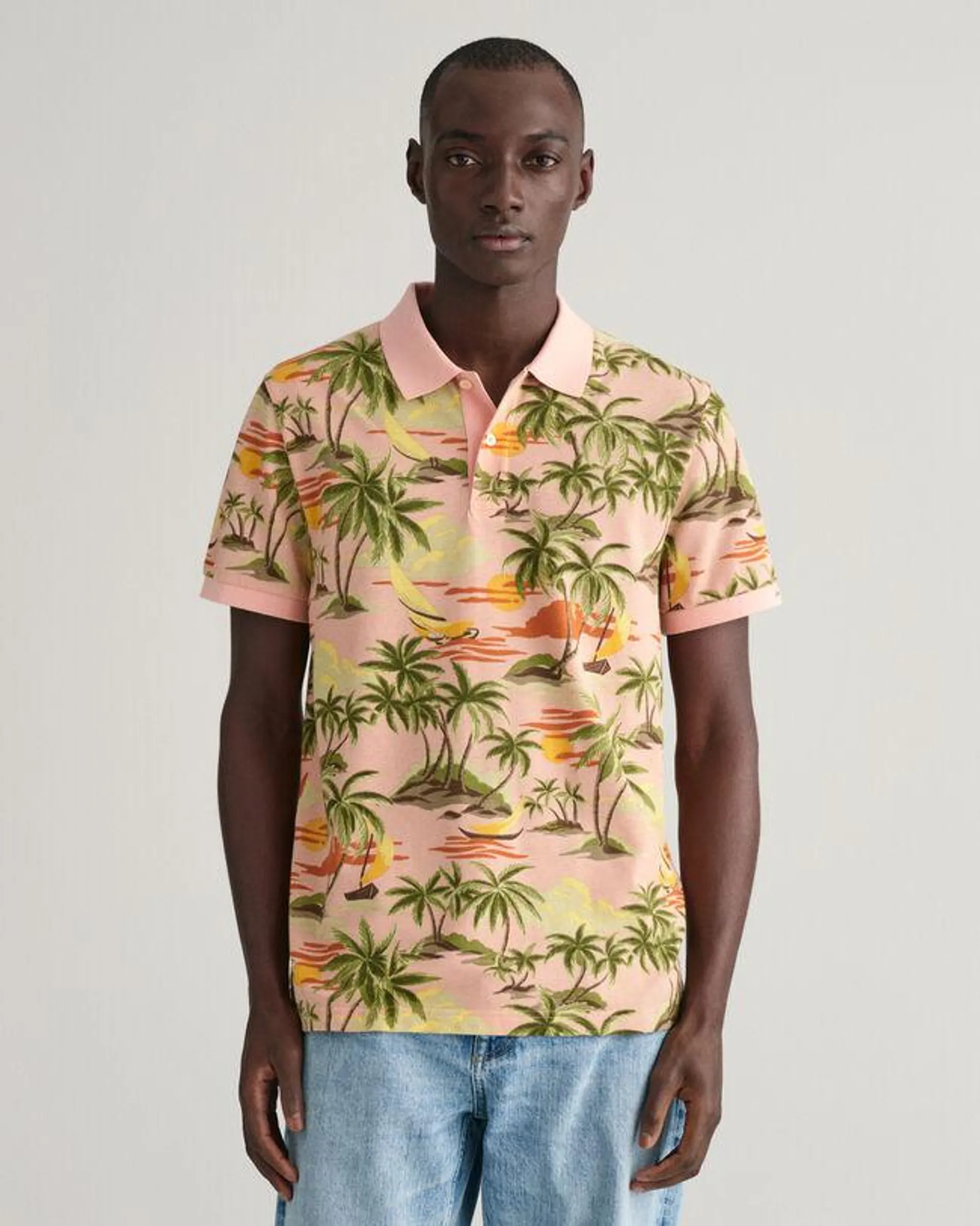 Polo Hawaiian Print