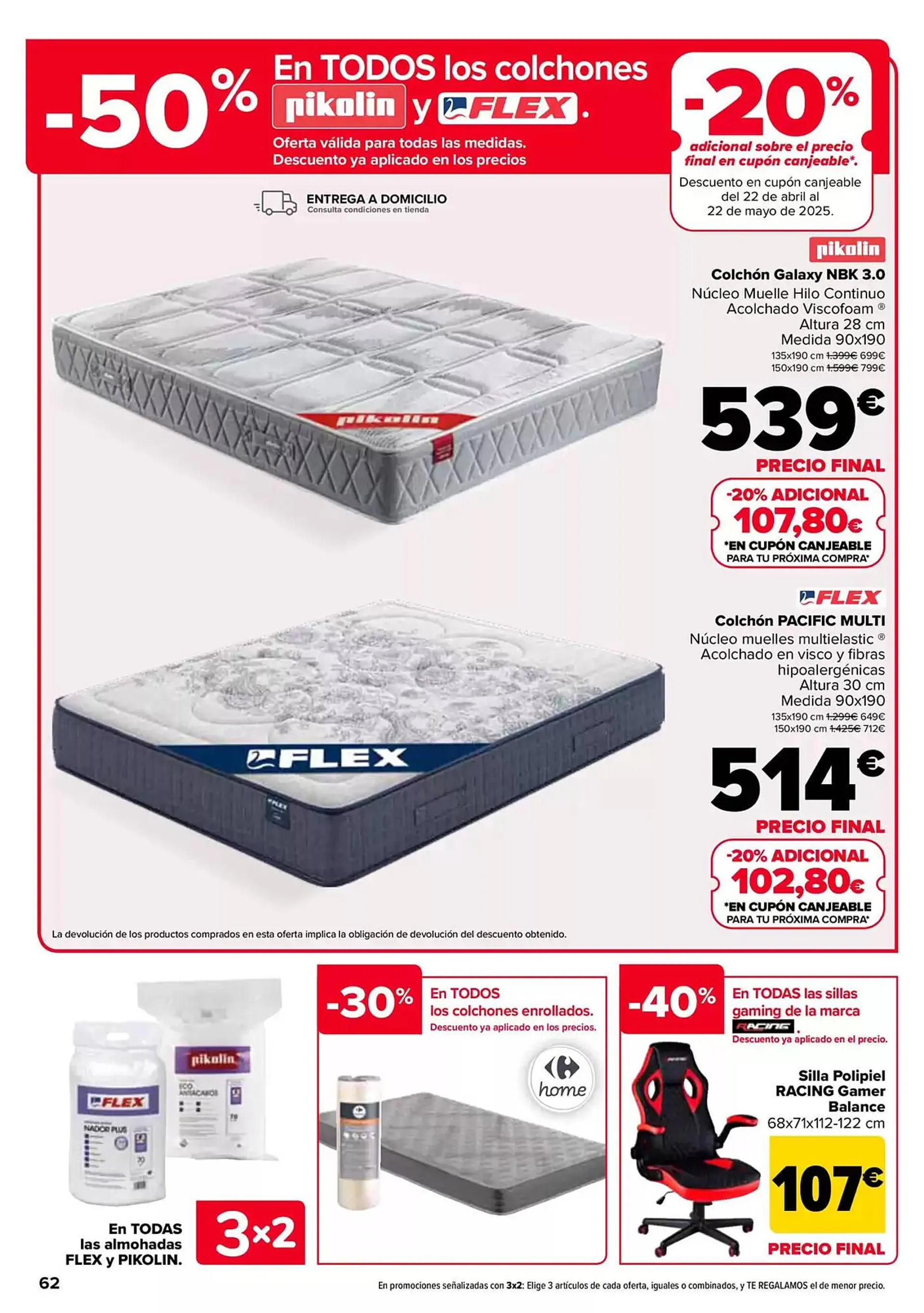 Catálogo de Folleto Carrefour 10 de abril al 21 de abril 2025 - Página 62