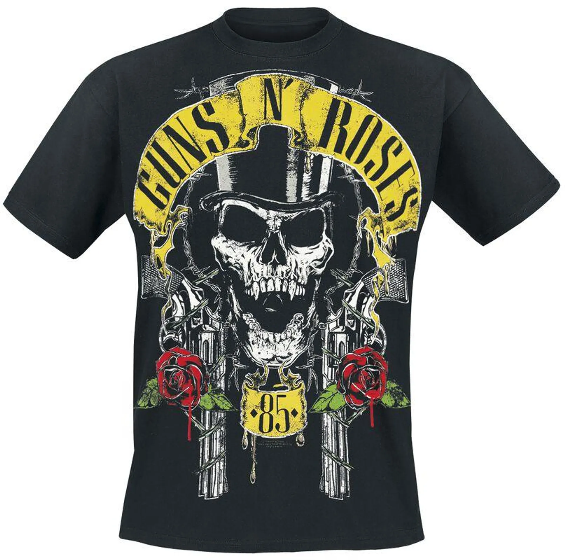 "Top Hat" Camiseta Negro de Guns N' Roses