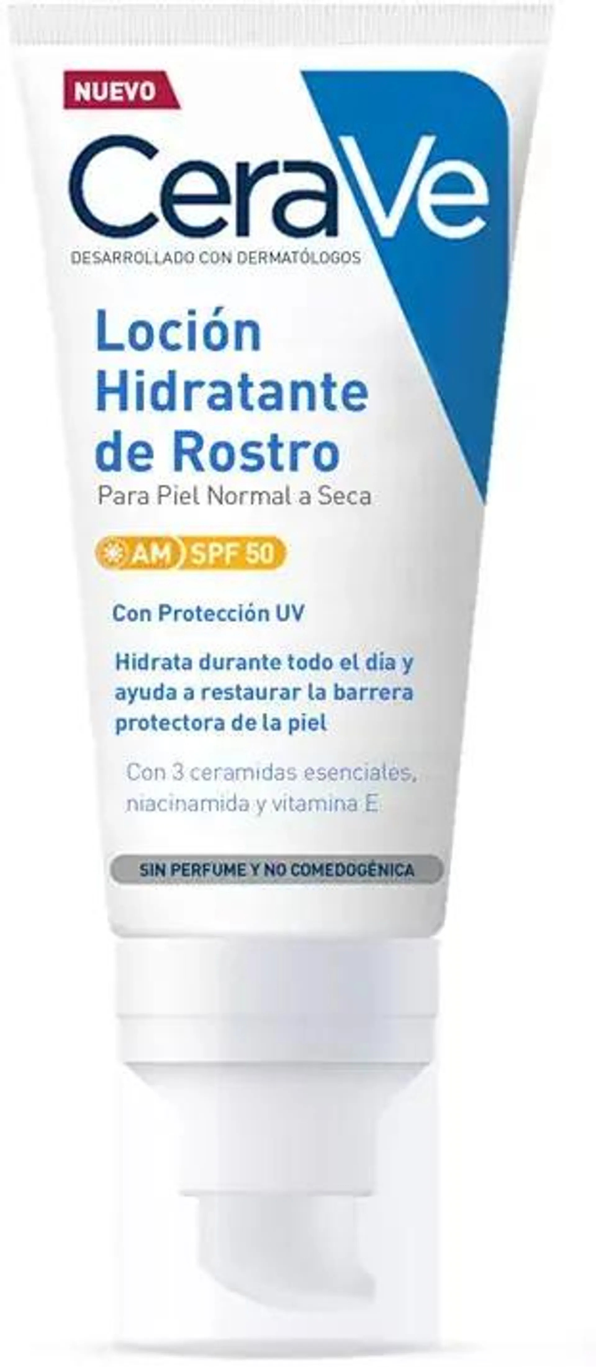 Cerave Loción Hidratante Facial SPF50 52 ml