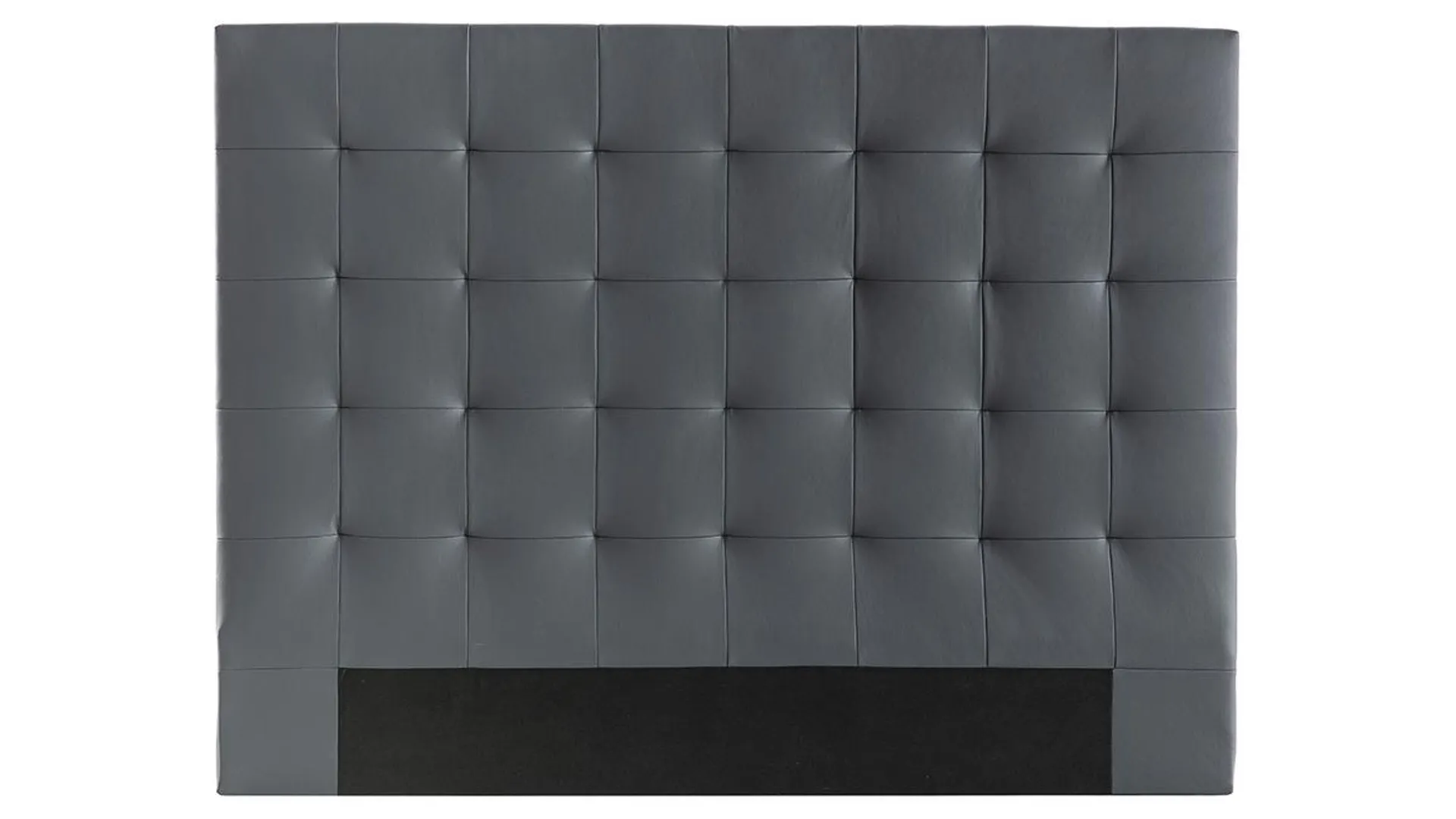 Cabecero capitoné gris oscuro 160 cm HALCIONA