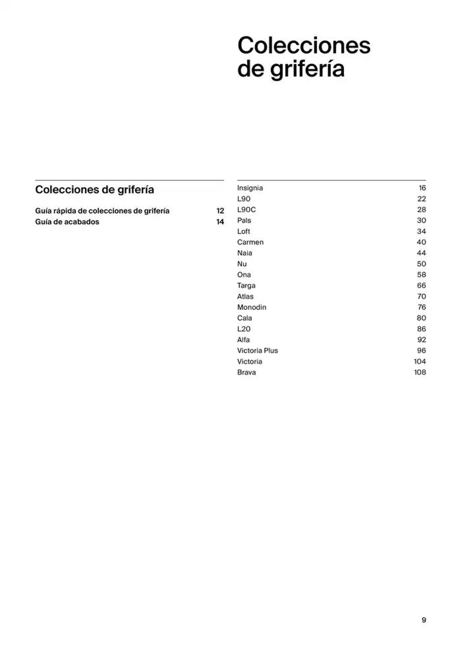 Catálogo de Grifería 9 de enero al 31 de diciembre 2025 - Página 11