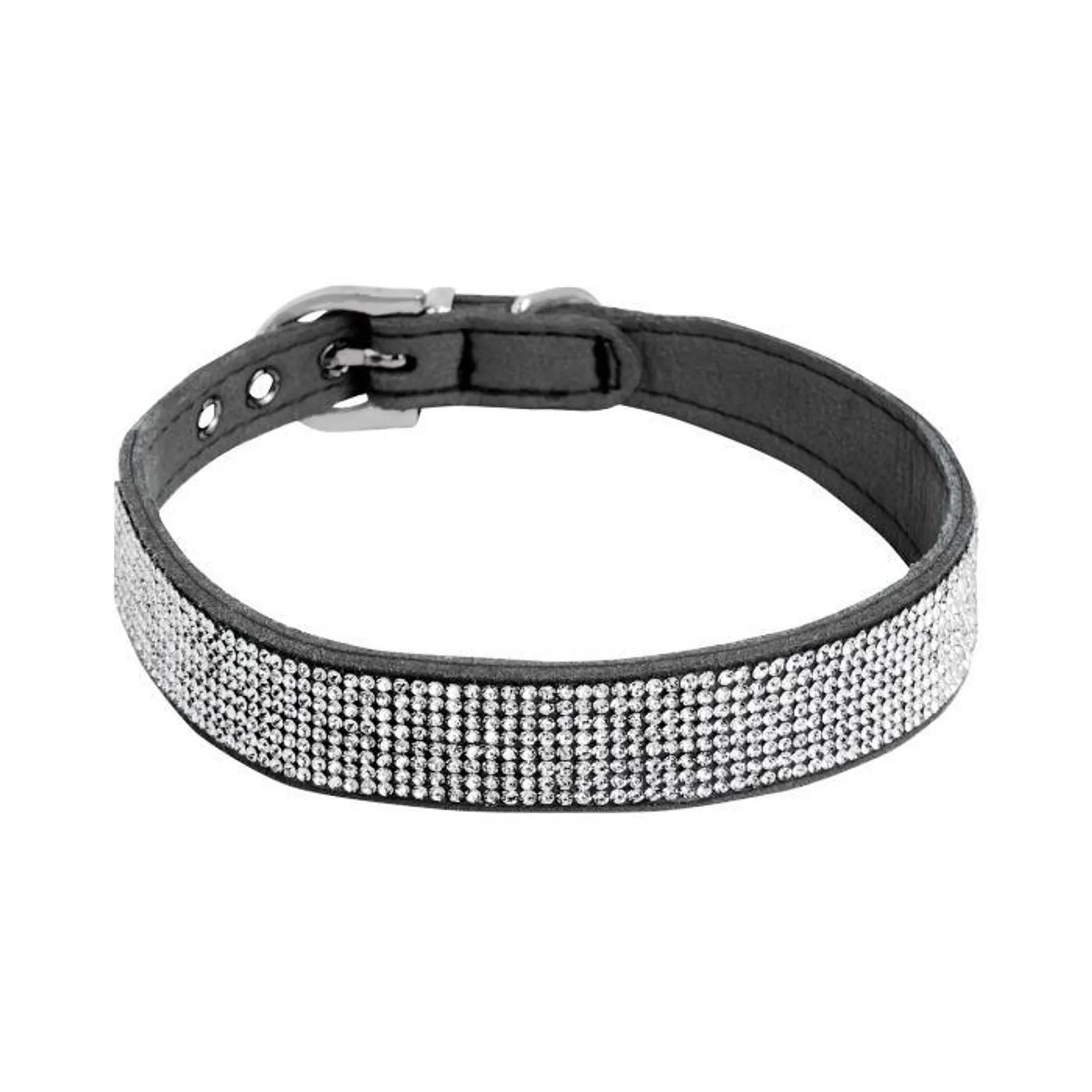 Collar Gargantilla Strass Negro