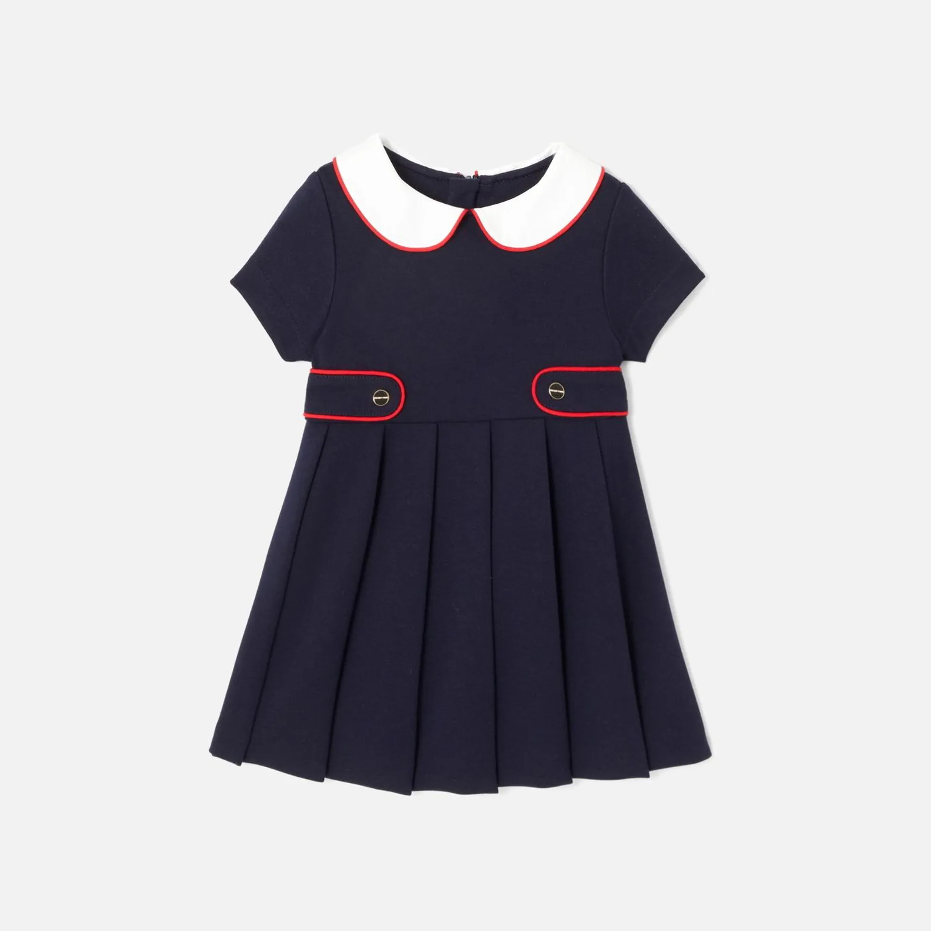 Vestido de manga corta para bebé niña