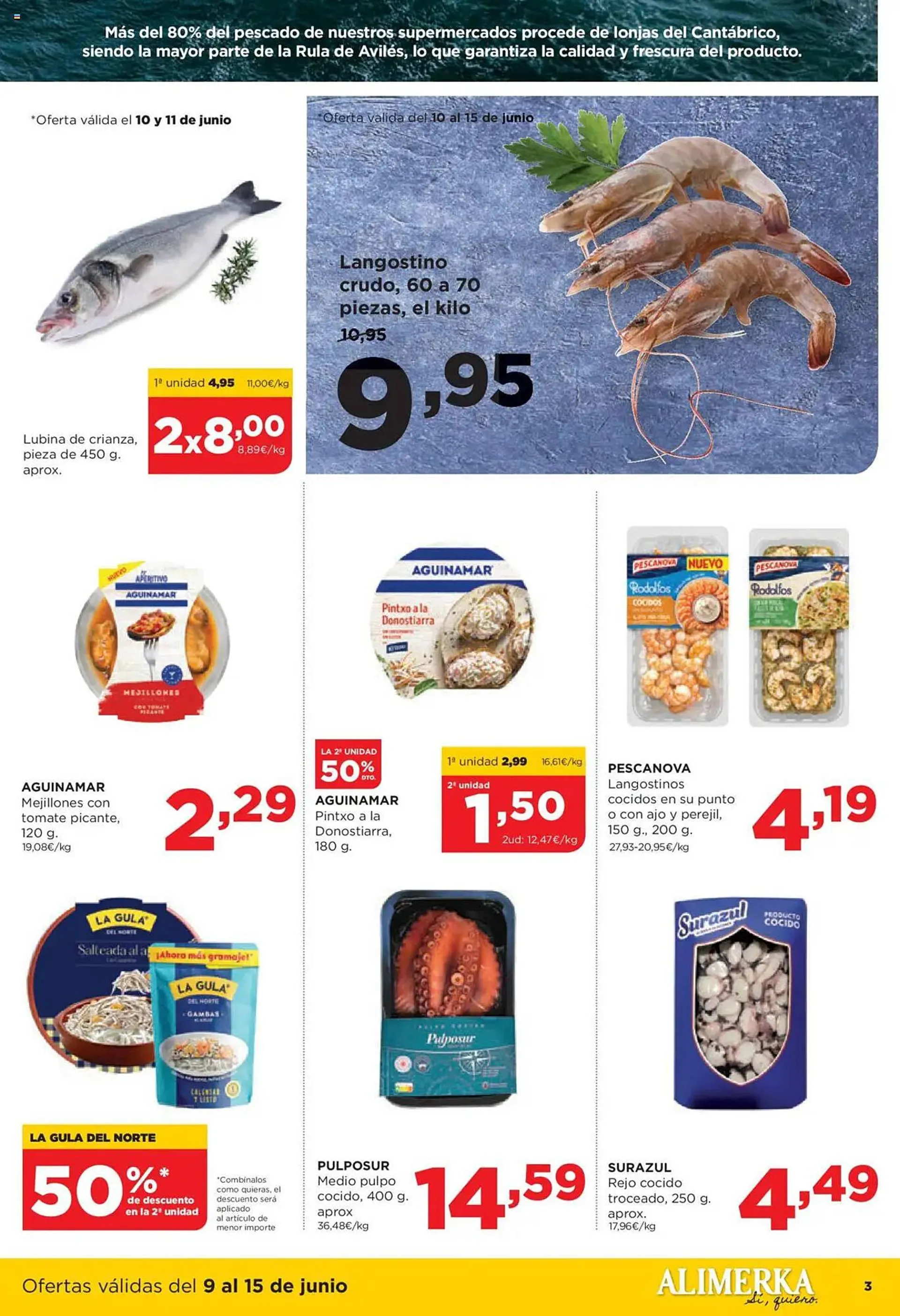 Catálogo de Folleto Alimerka 9 de junio al 15 de junio 2025 - Página 3