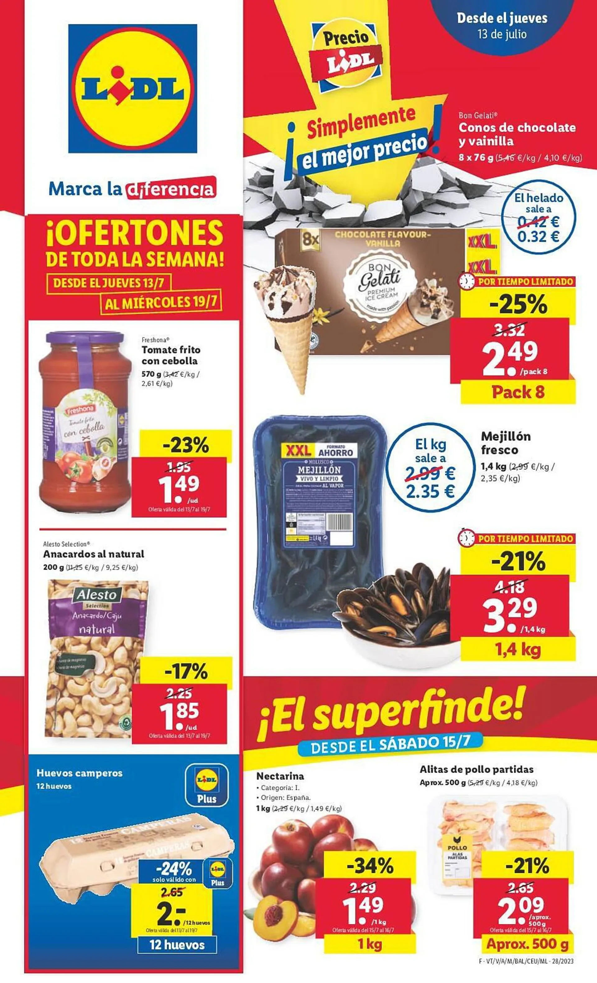 Catálogo de Folleto Lidl 13 de julio al 19 de julio 2023 - Página 1