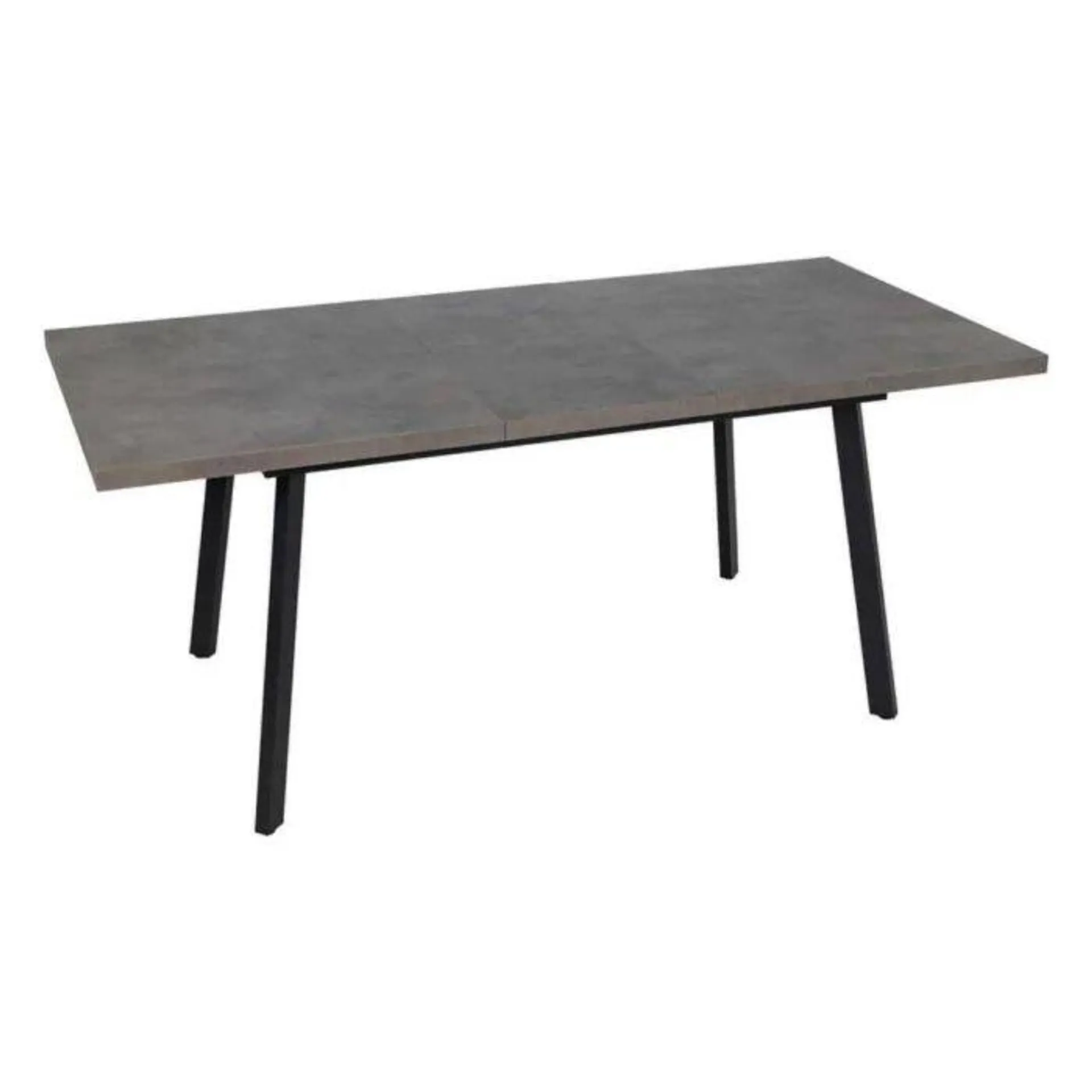 Mesa de Comedor Extensible con Tablero de Melamina 612141 en Gris