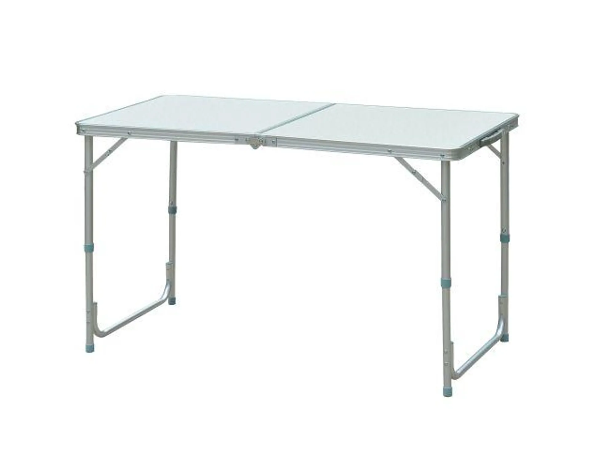 Mesa plegable de camping 120x60x70 cm mdf, aluminio bicolor Outsunny