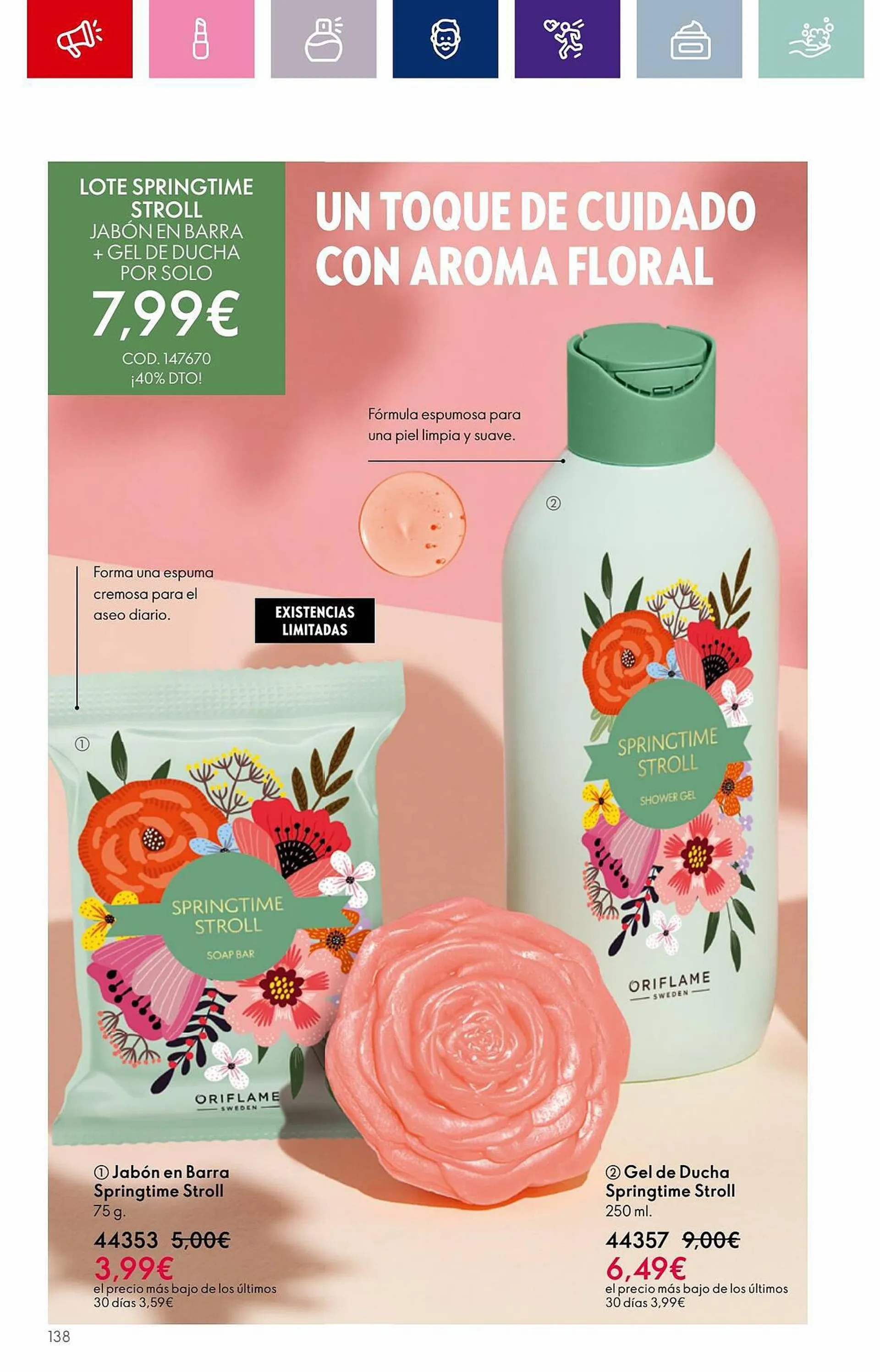 Catálogo de Folleto Oriflame 30 de agosto al 19 de septiembre 2023 - Página 138