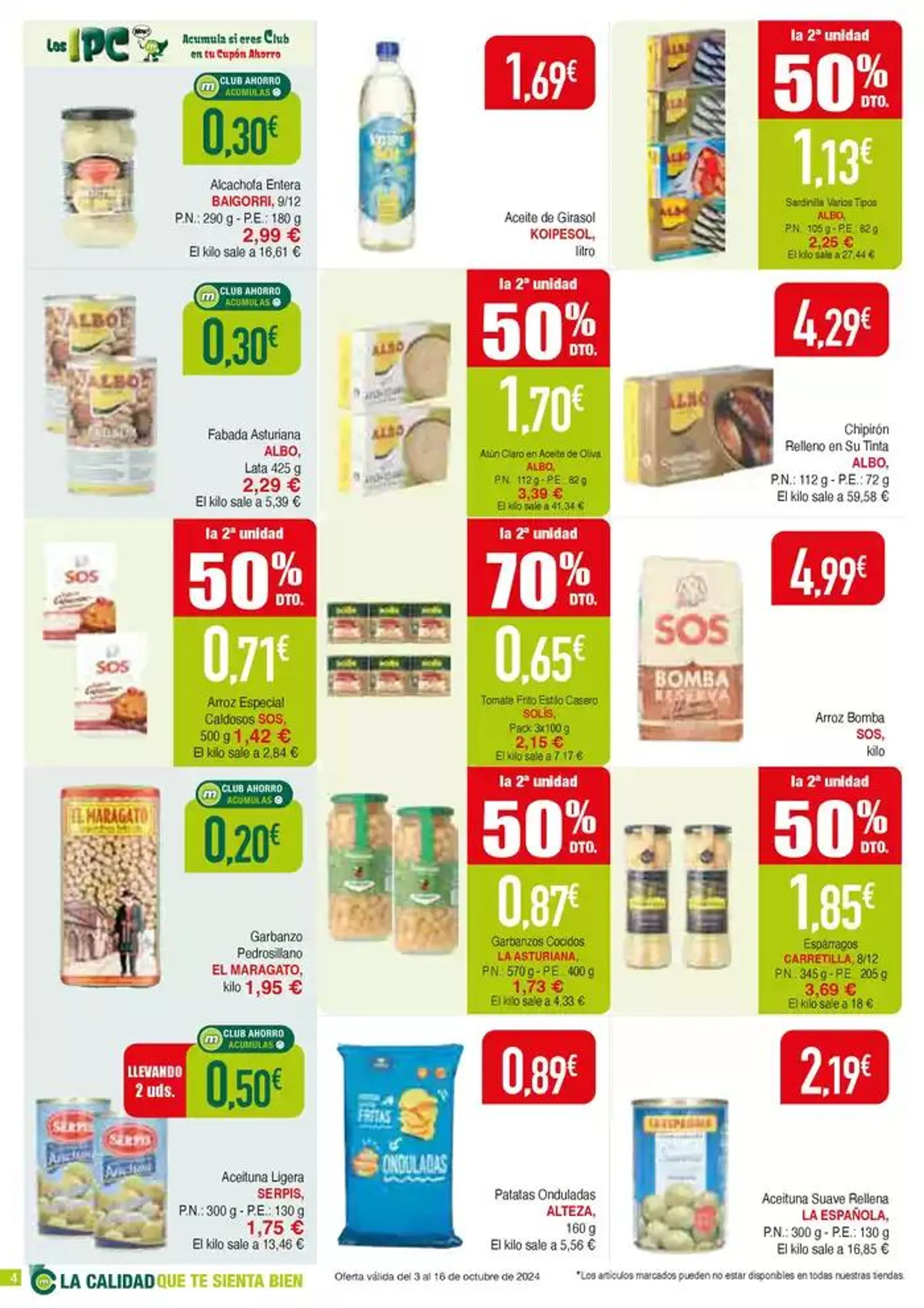 Catálogo de Ofertas folleto mYm supermercados 9 de octubre al 16 de octubre 2024 - Página 4