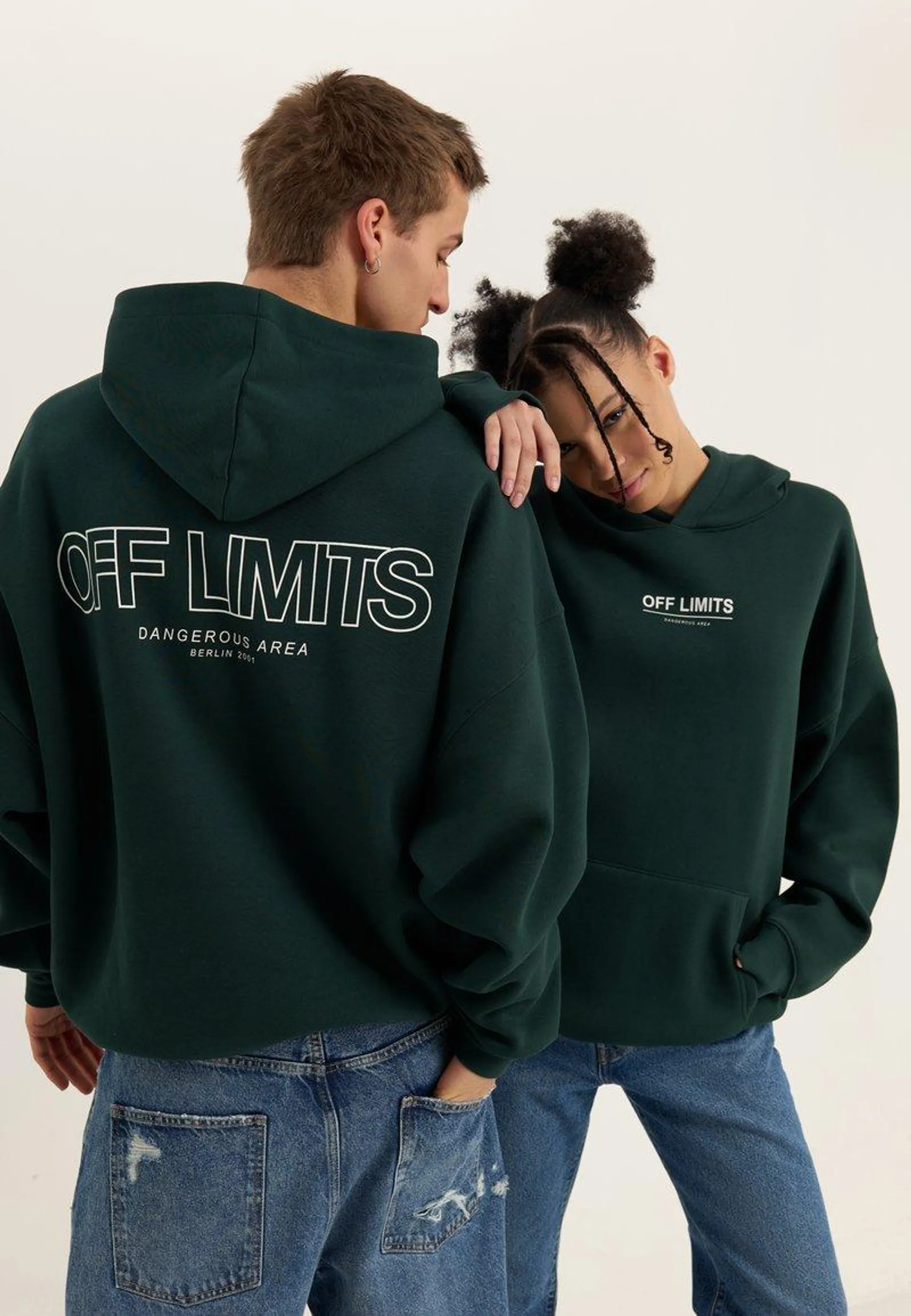 UNISEX - Hoodie - dark green