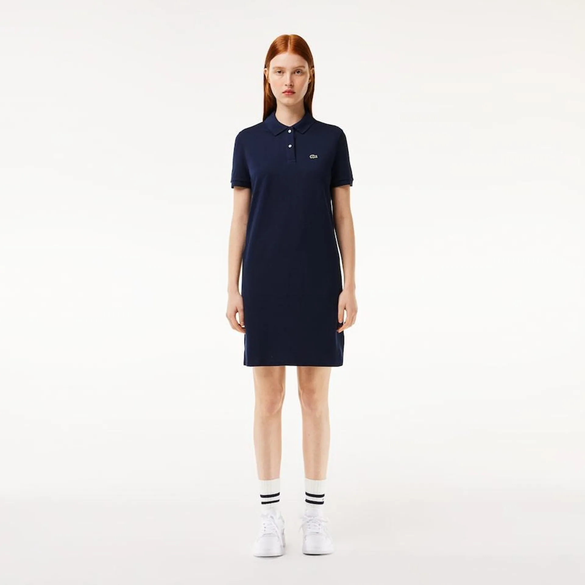 Robe polo souple en Petit Piqué