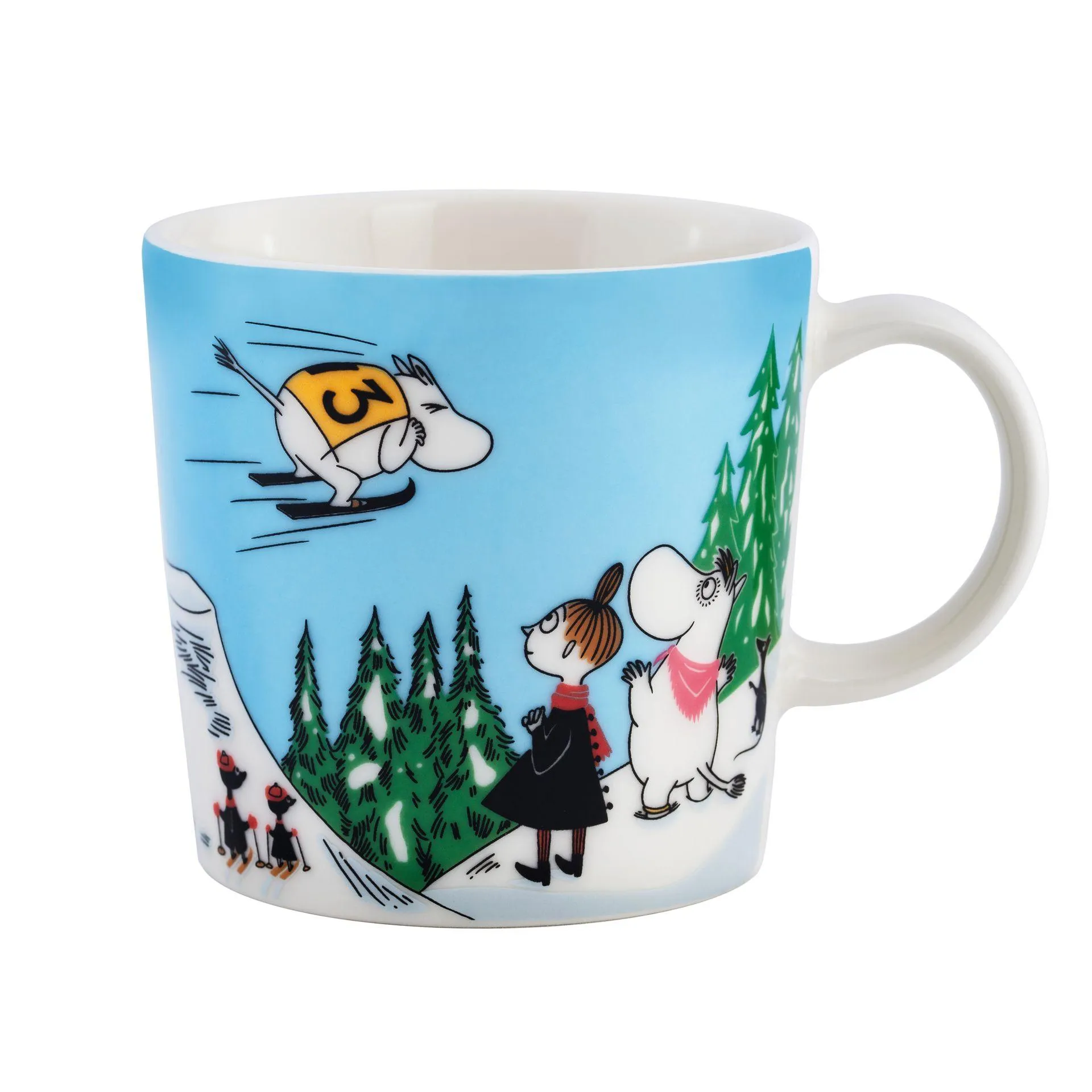 Taza Moomin invierno 2024 Ski jumping