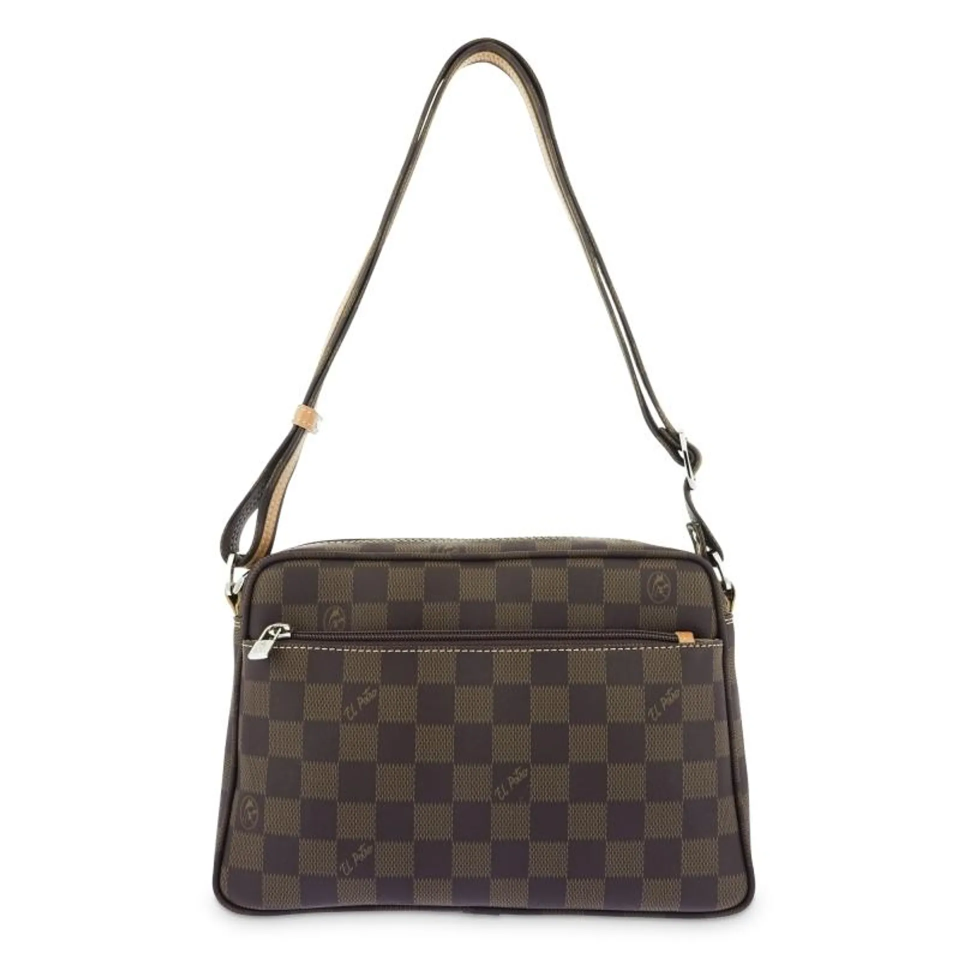 Bolso bandolera grande mujer marrón - Chess