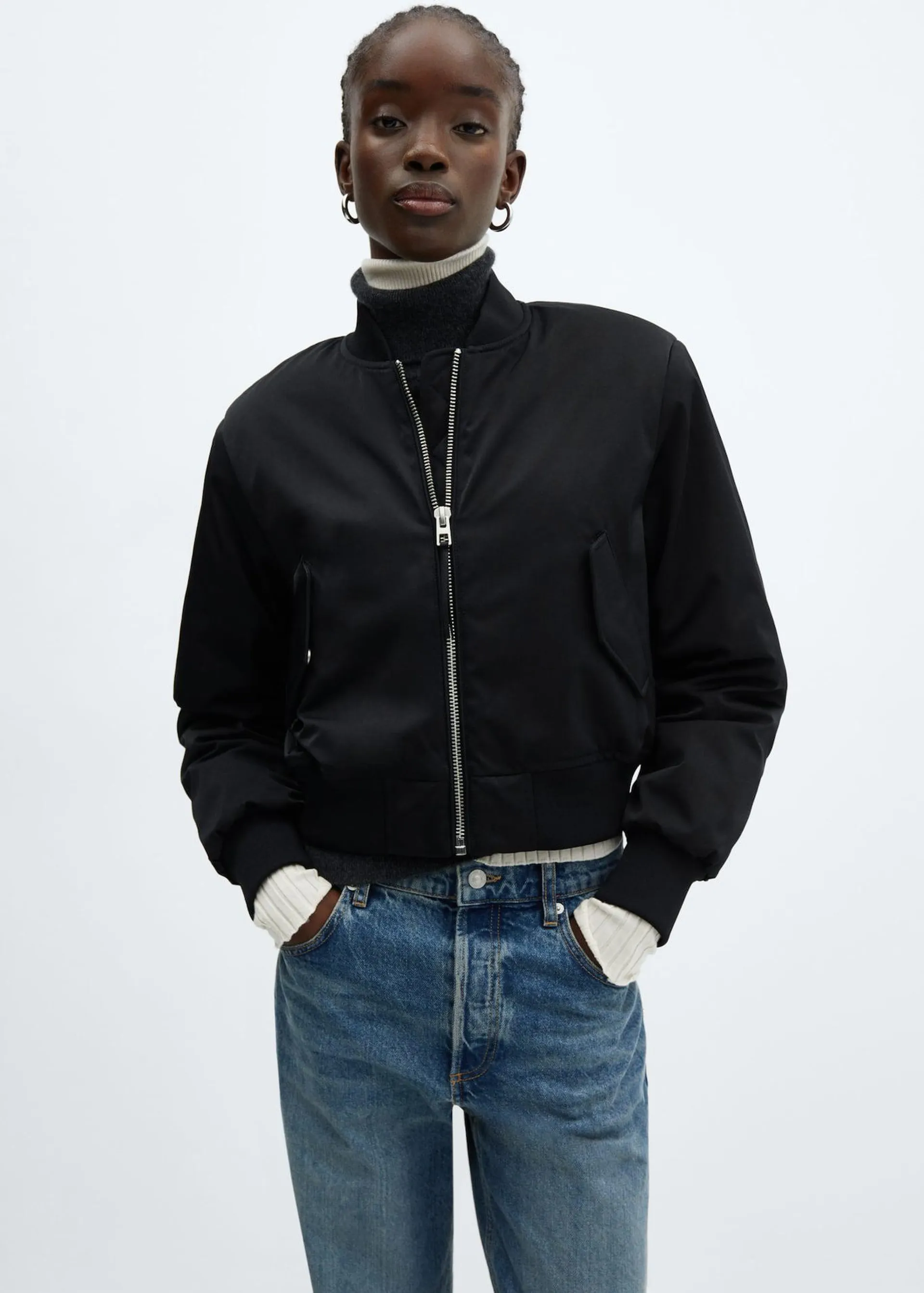 Chaqueta bomber oversize