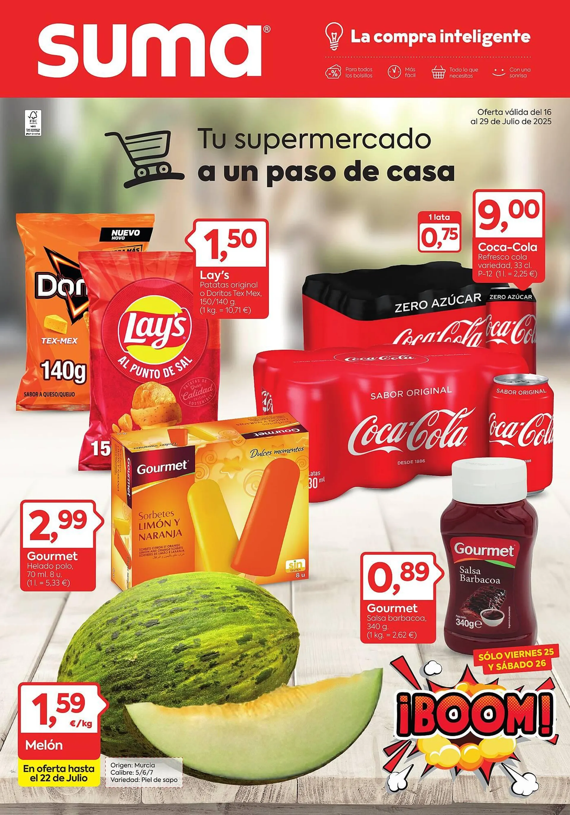 Catálogo de Folleto Suma Supermercados 16 de julio al 29 de julio 2025 - Página 1