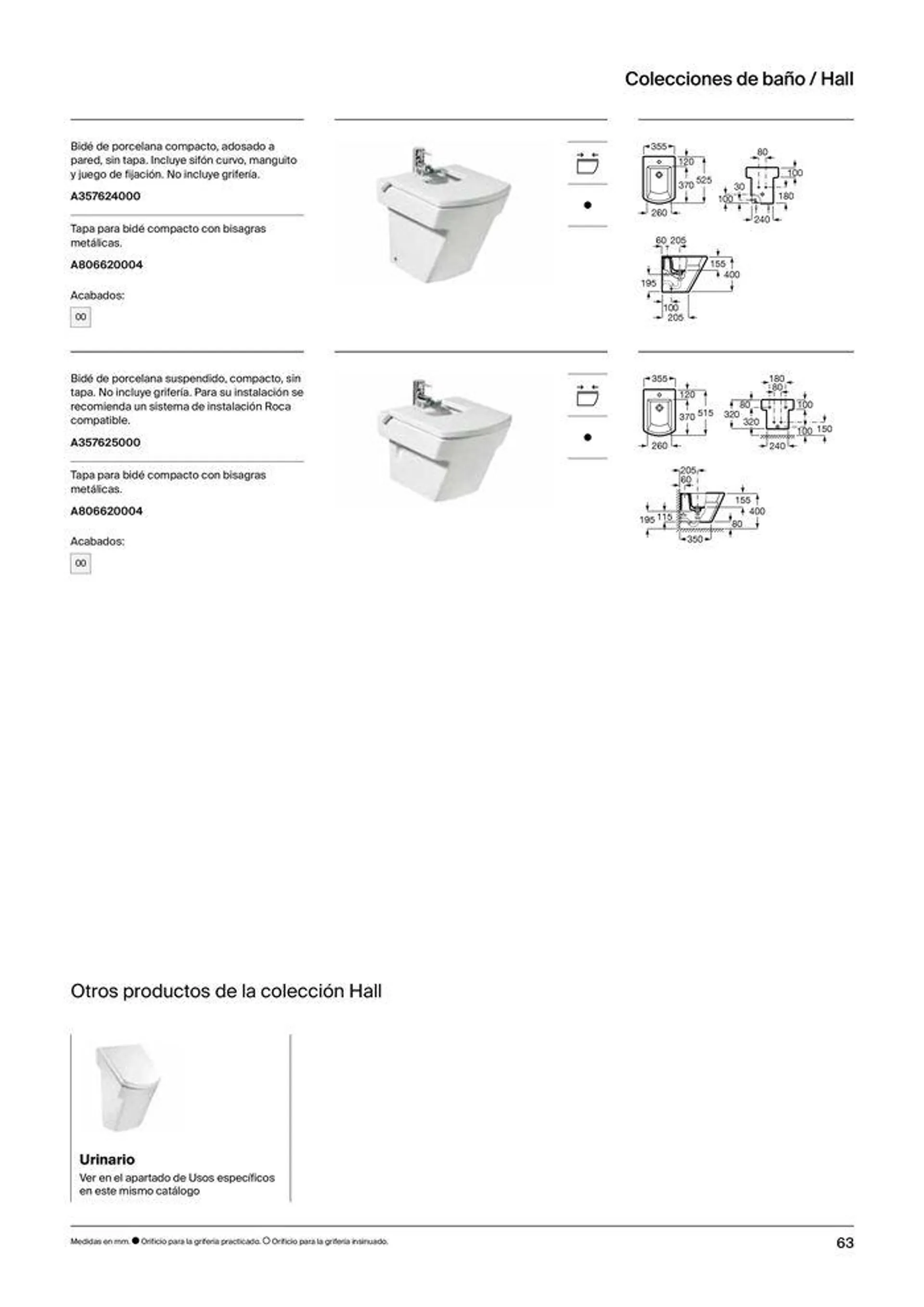 Catálogo de Colecciones de Baño, Muebles y Accesorios 19 de septiembre al 31 de diciembre 2024 - Página 65