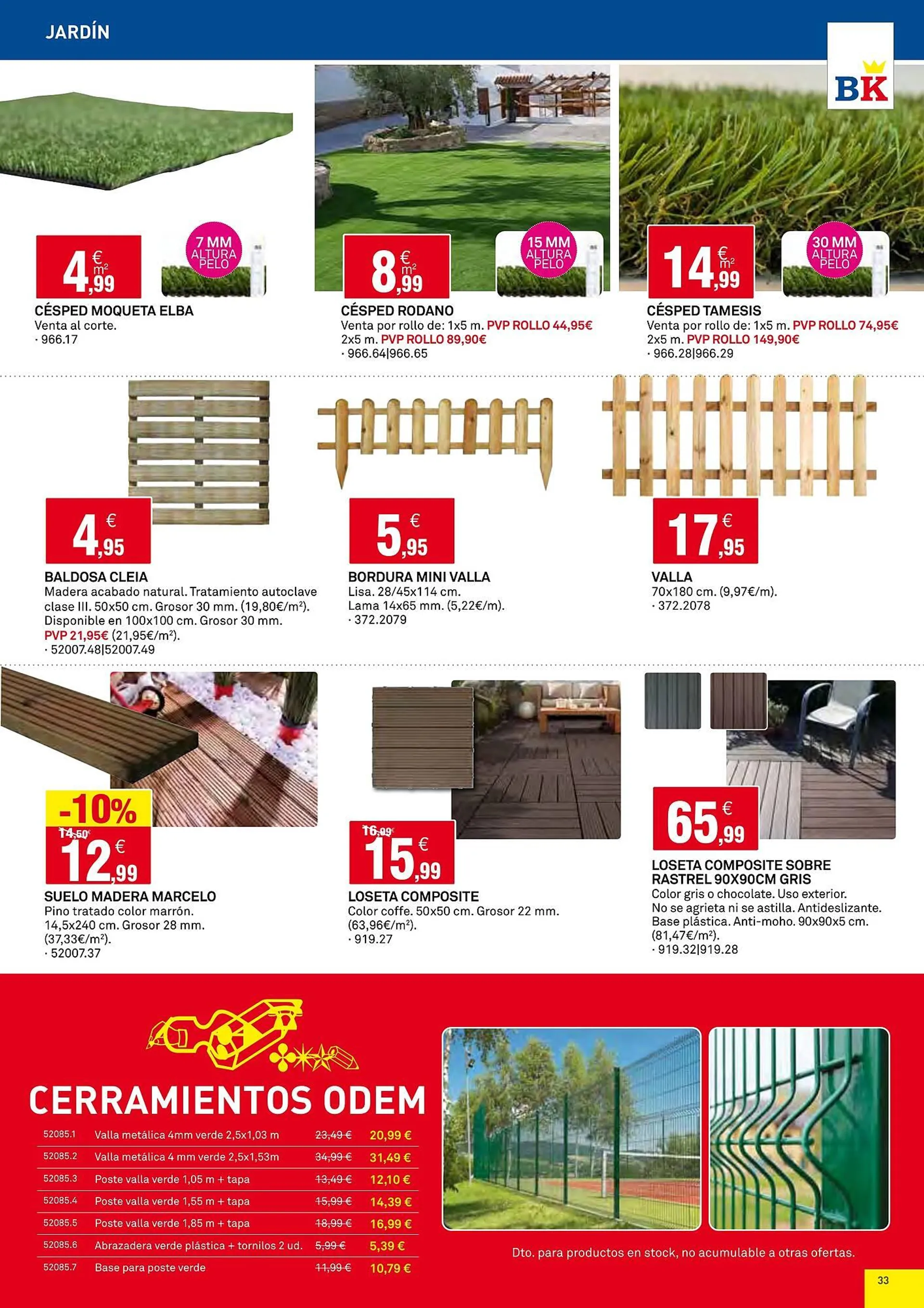 Catálogo de Folleto Bricoking 2 de junio al 13 de junio 2025 - Página 33