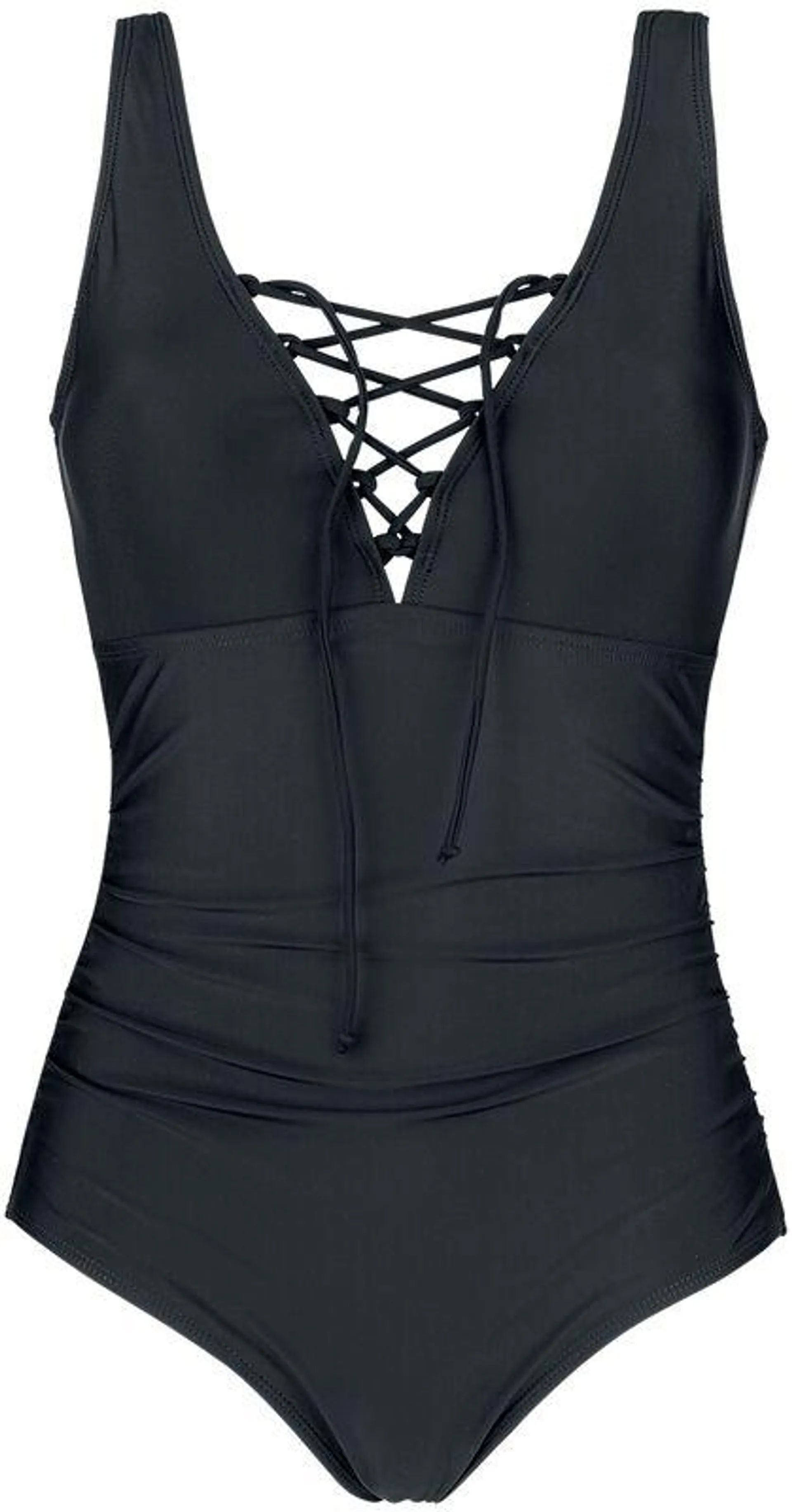 "Swimsuit with Lacing" Bañador Negro de Black Premium by EMP