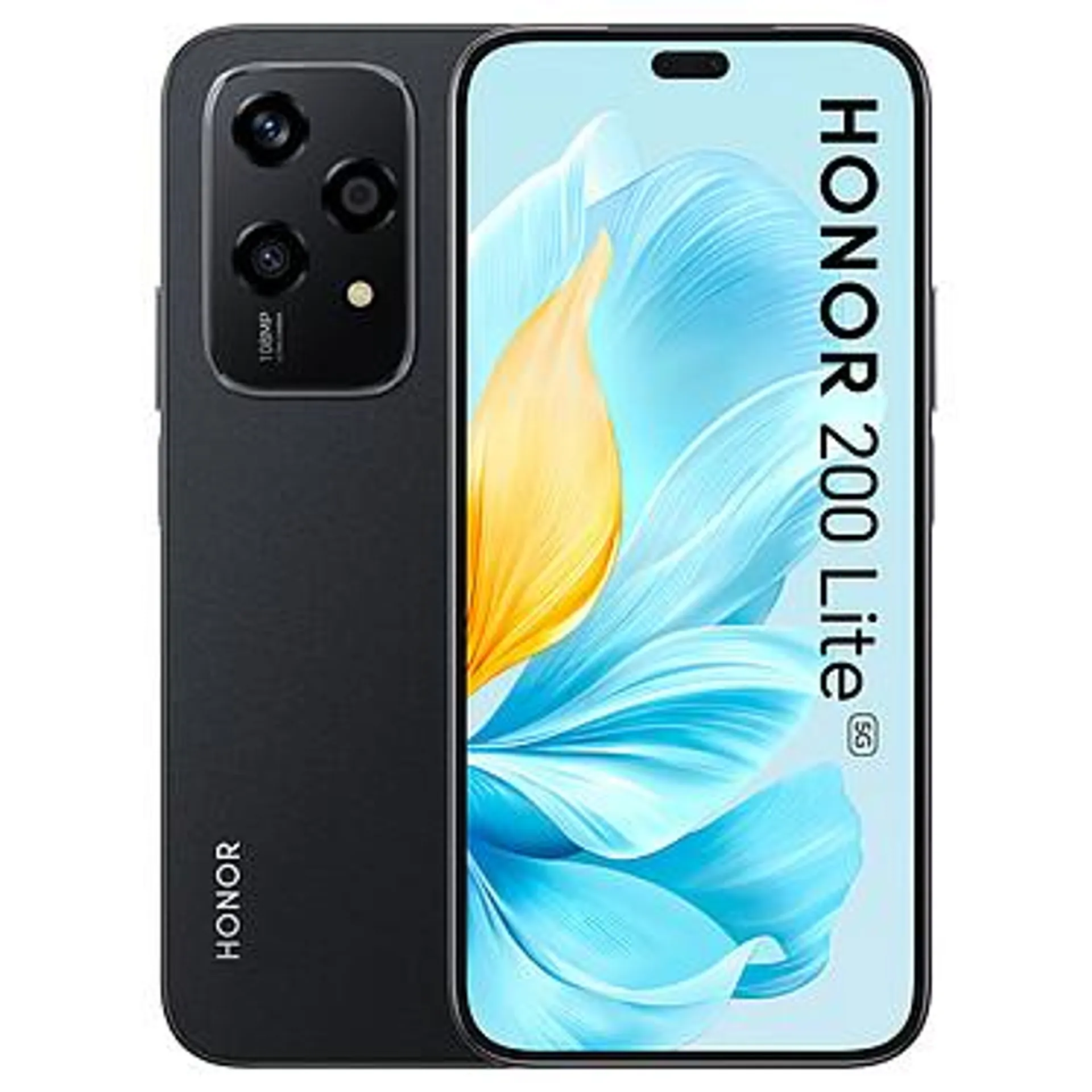 Honor 200 Lite 5G Negro (8 GB / 256 GB).