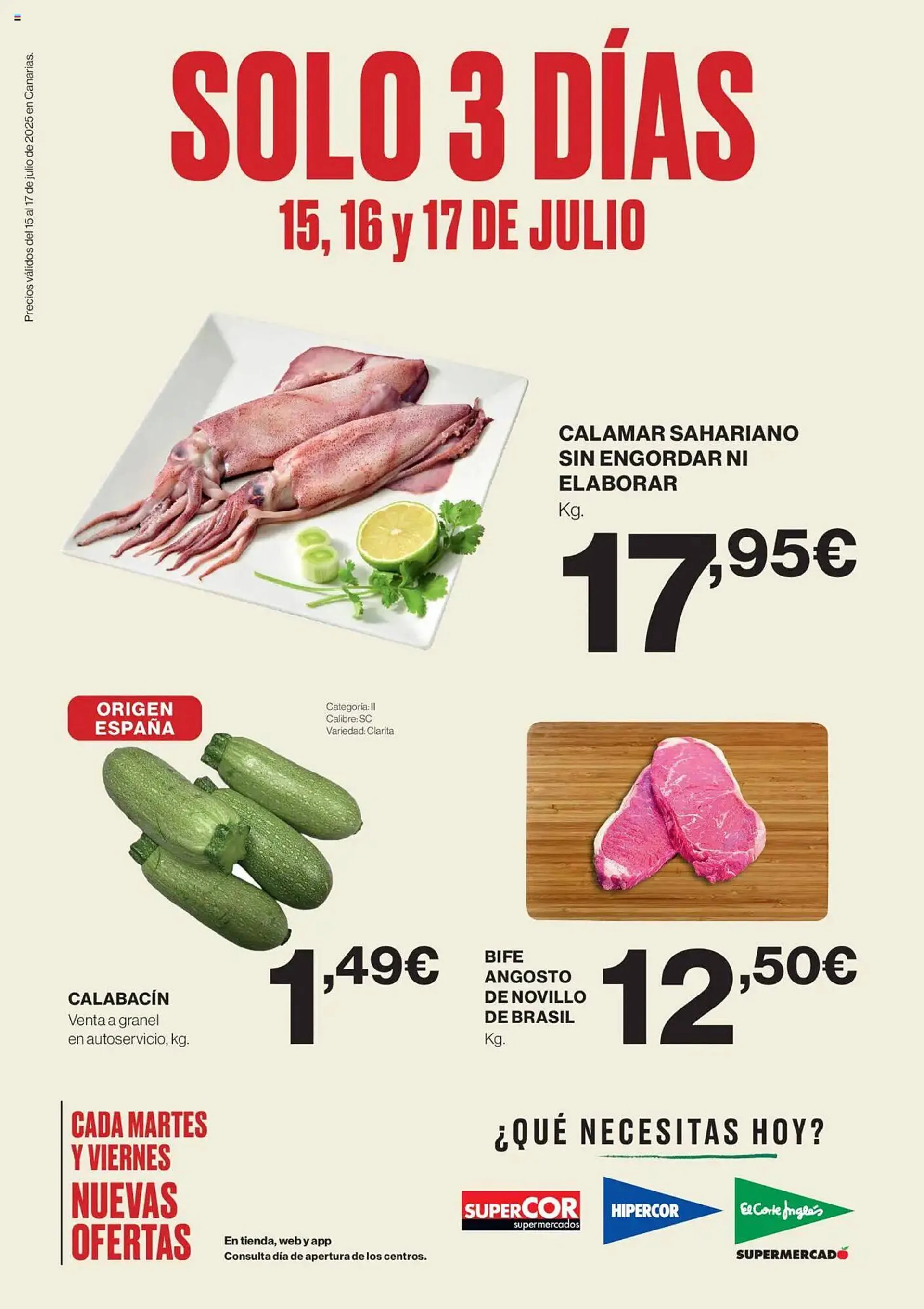 Catálogo de Folleto Supercor 15 de julio al 17 de julio 2025 - Página 1