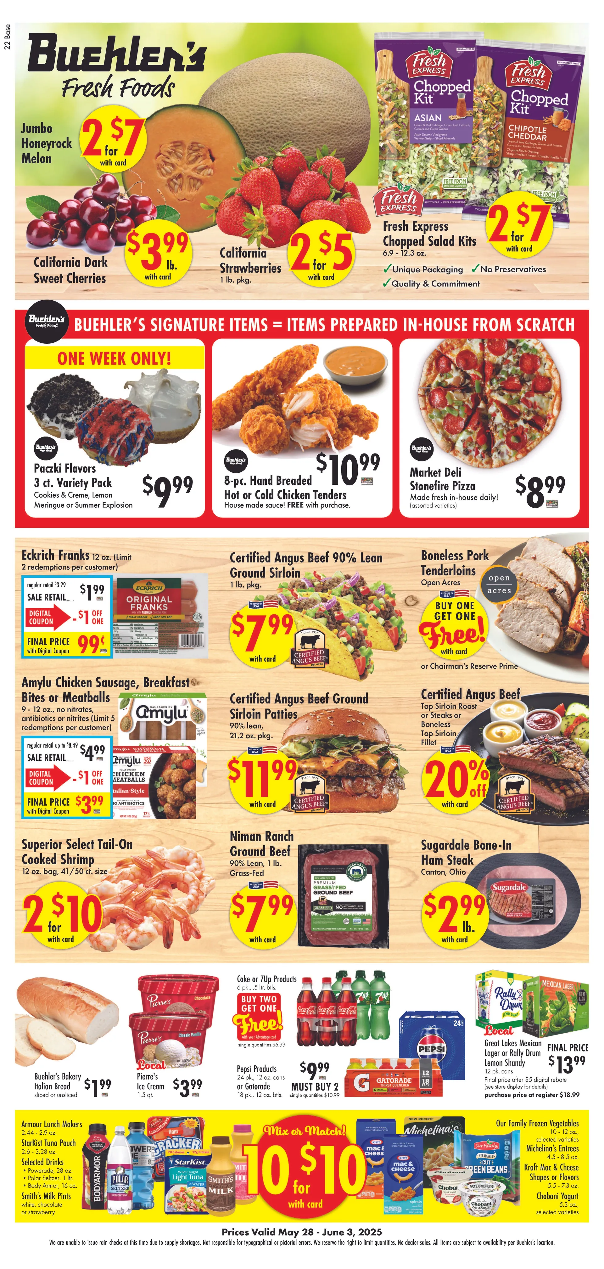Weekly ad Buehler's Fresh Foods Sales from May 28 to June 3 2025 - Page 1