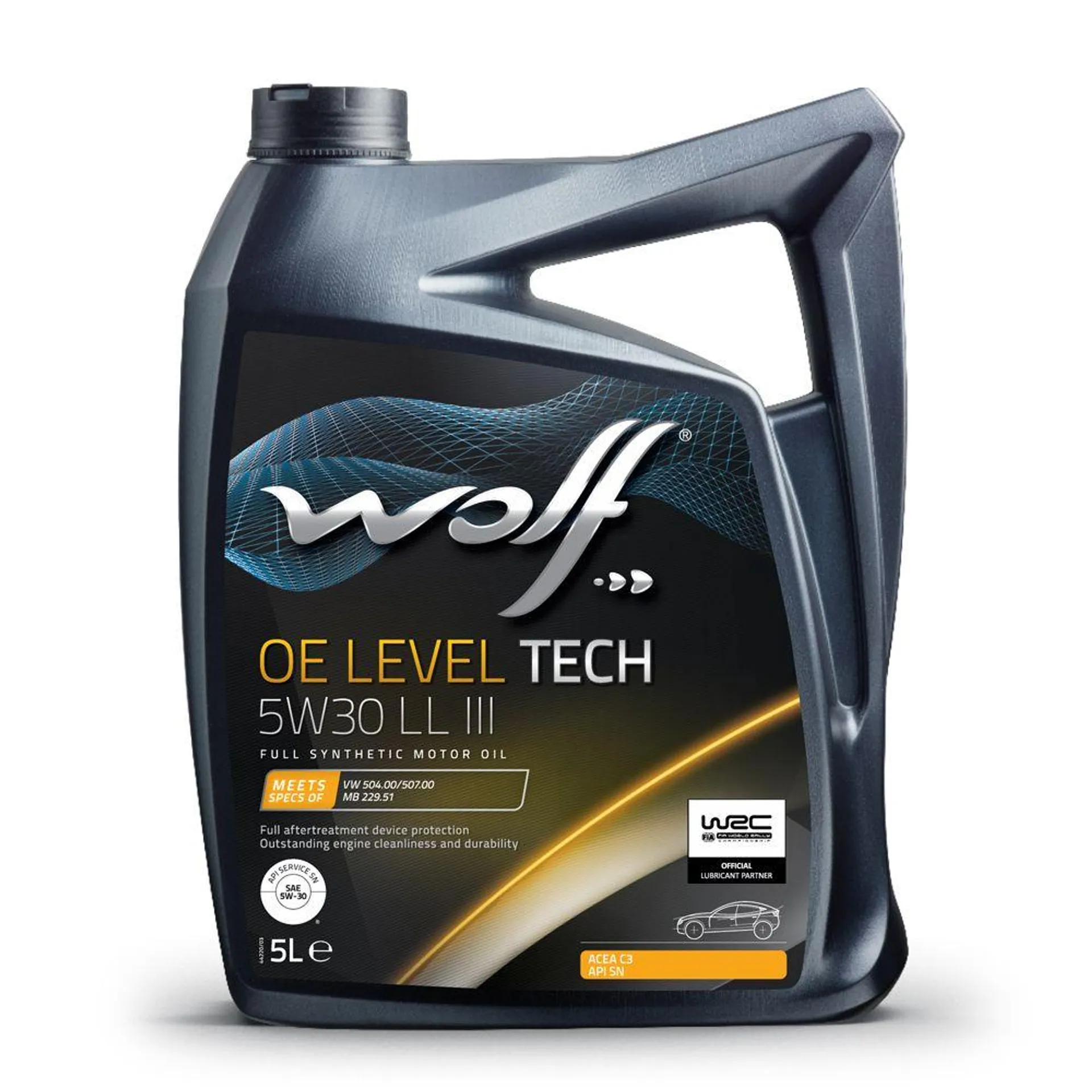 Wolf OE Level Tech 5W-30 LL III 5 l moottoriöljy