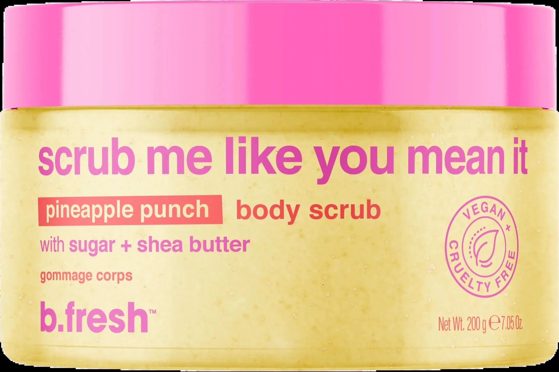 B Fresh scrub me like you mean it body scrub