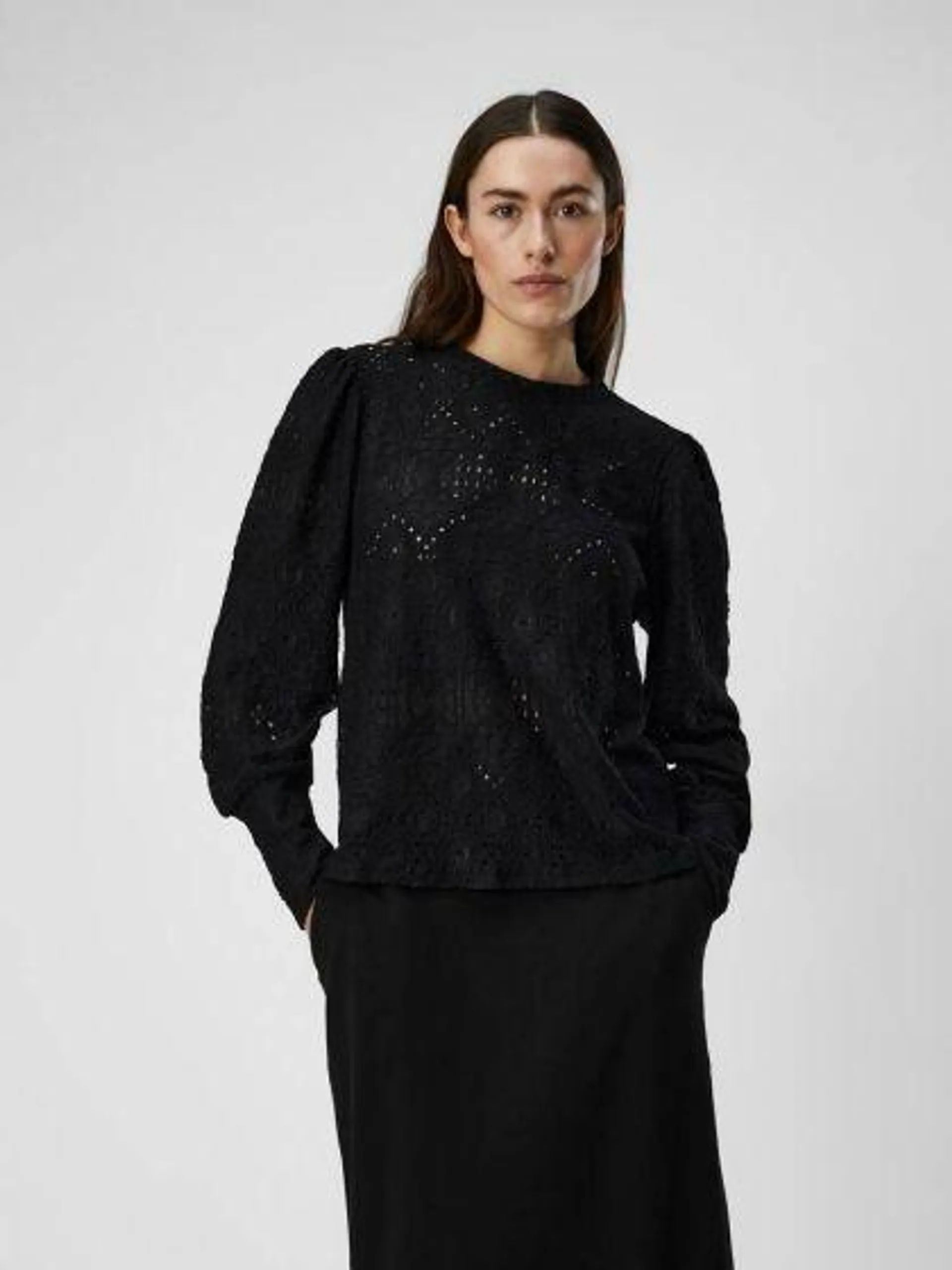 Object pusero Objfeodora L/S Black