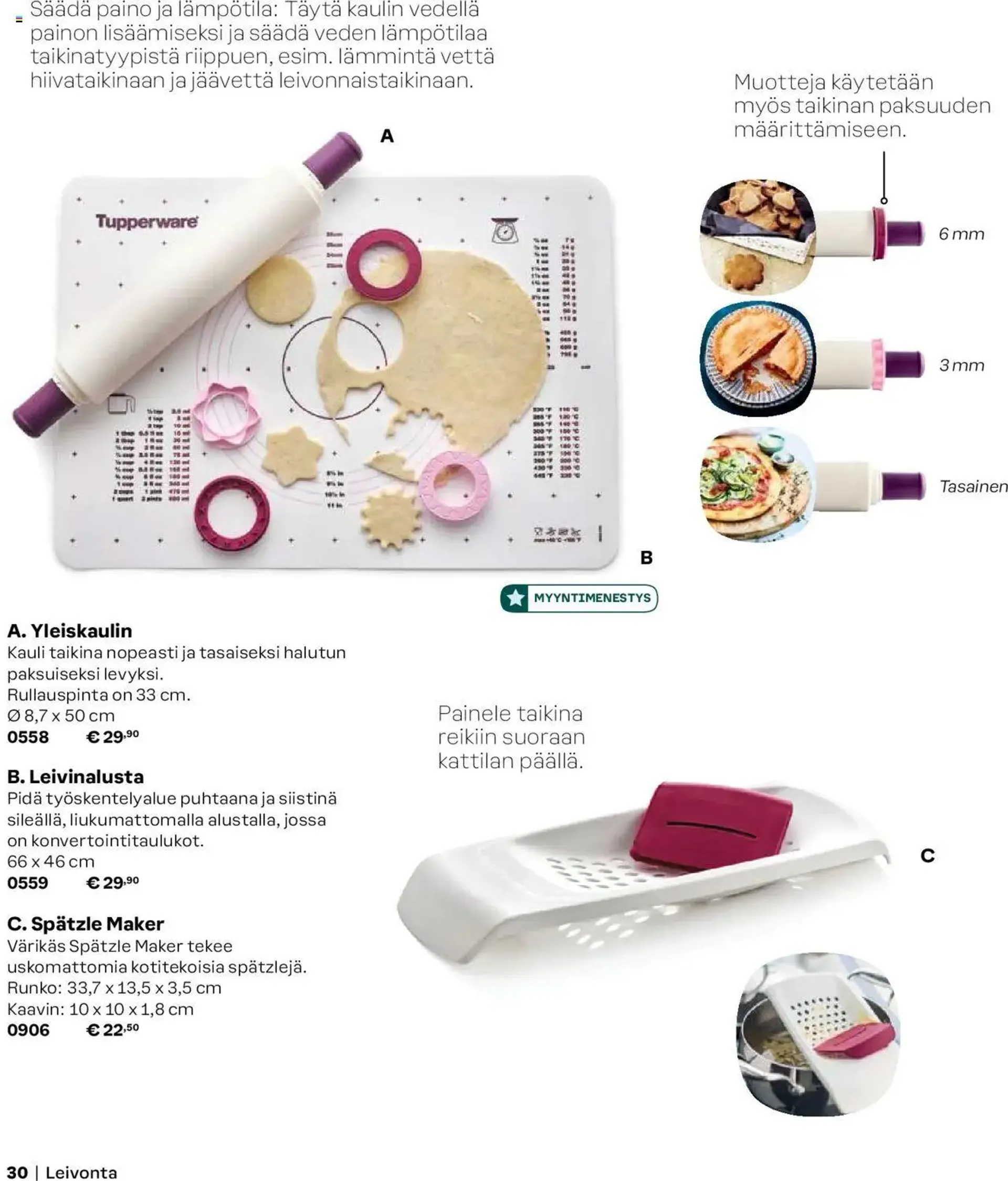 Tupperware tarjoukset - Syksy/Talvi 2024/25 voimassa alkaen 1. syyskuuta - 31. tammikuuta 2025 - Tarjouslehti sivu 30