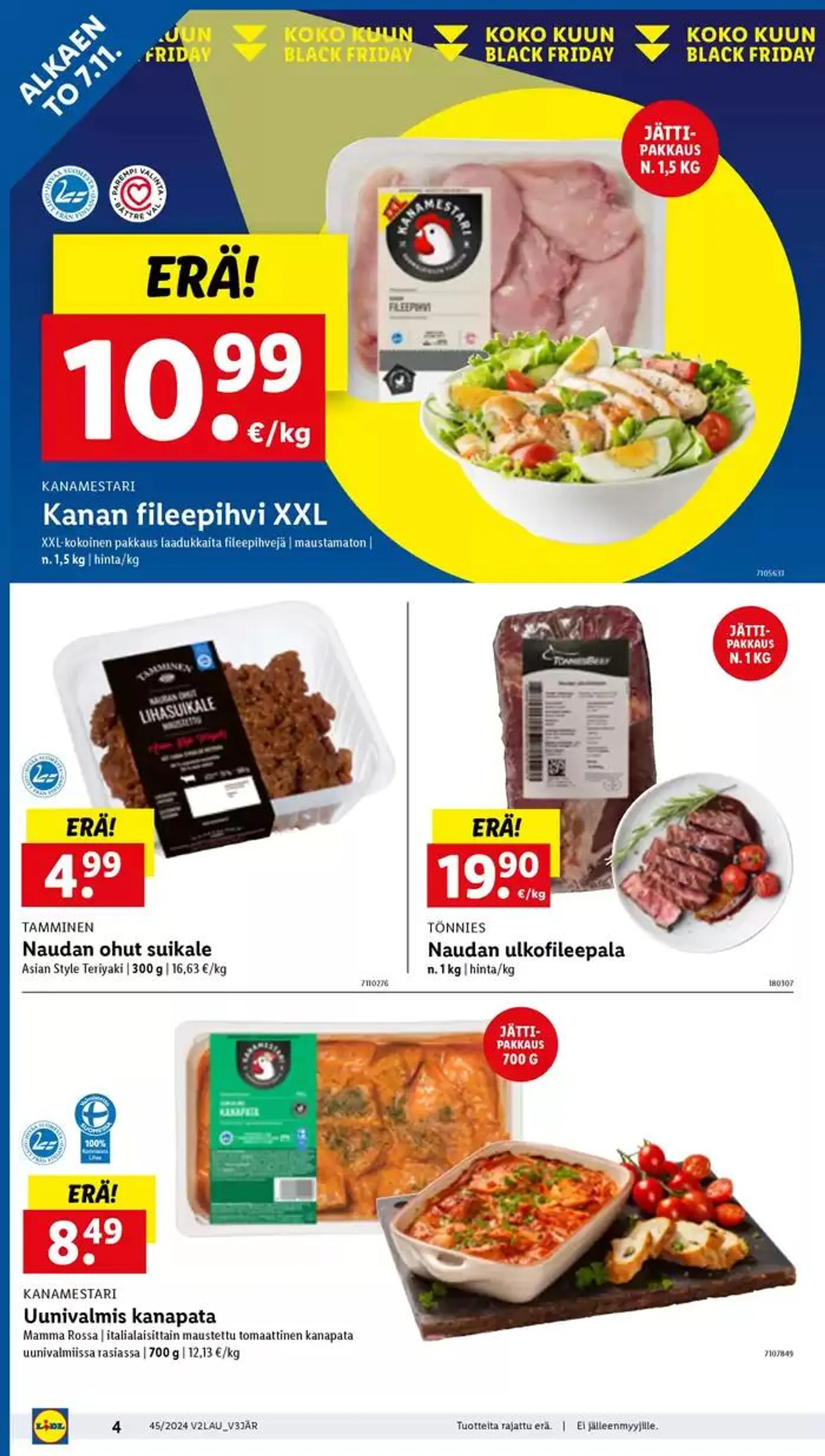 Lidl tarjoukset voimassa alkaen 4. marraskuuta - 13. marraskuuta 2024 - Tarjouslehti sivu 6