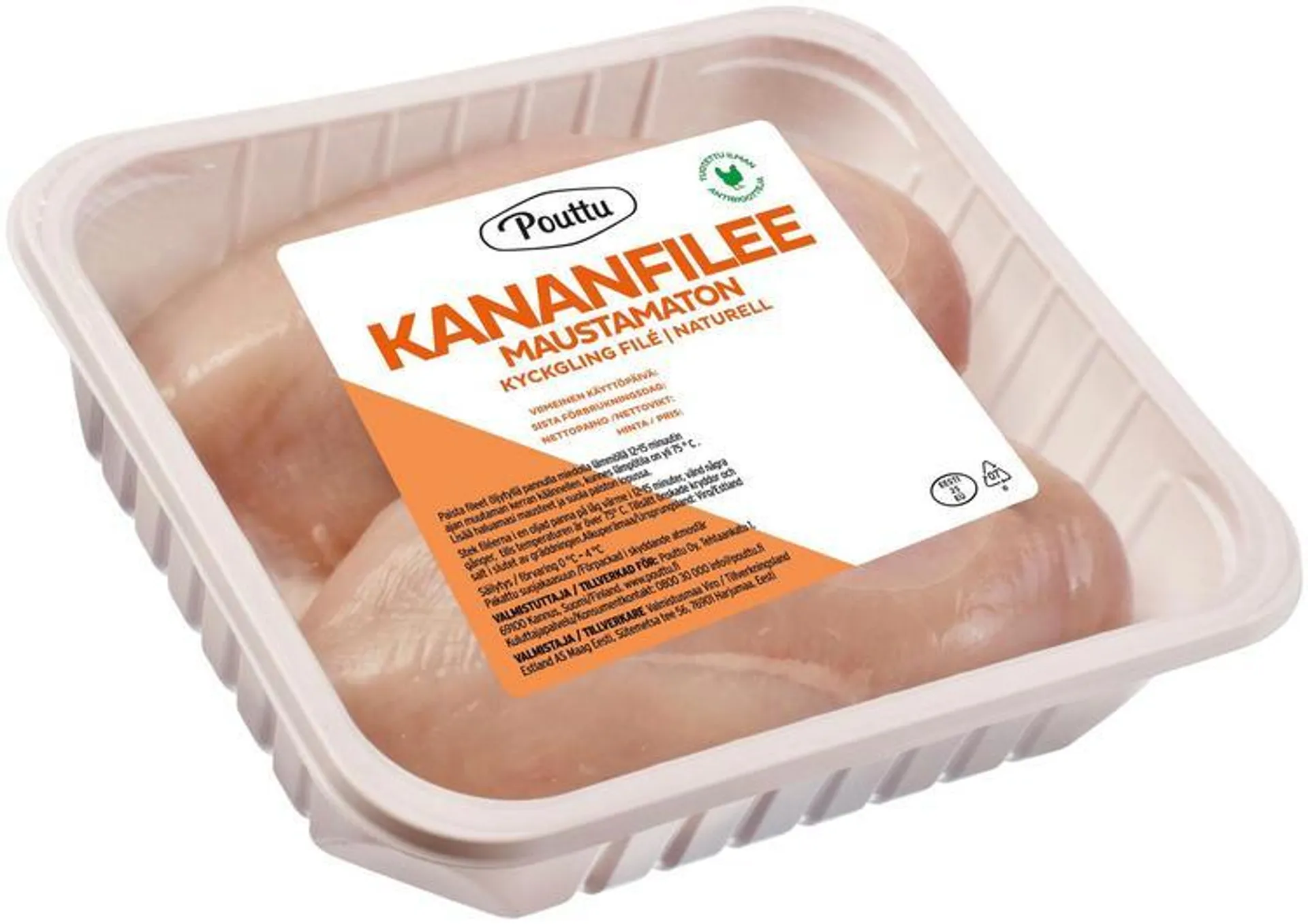 Pouttu Kanan filee maustamaton n. 500g