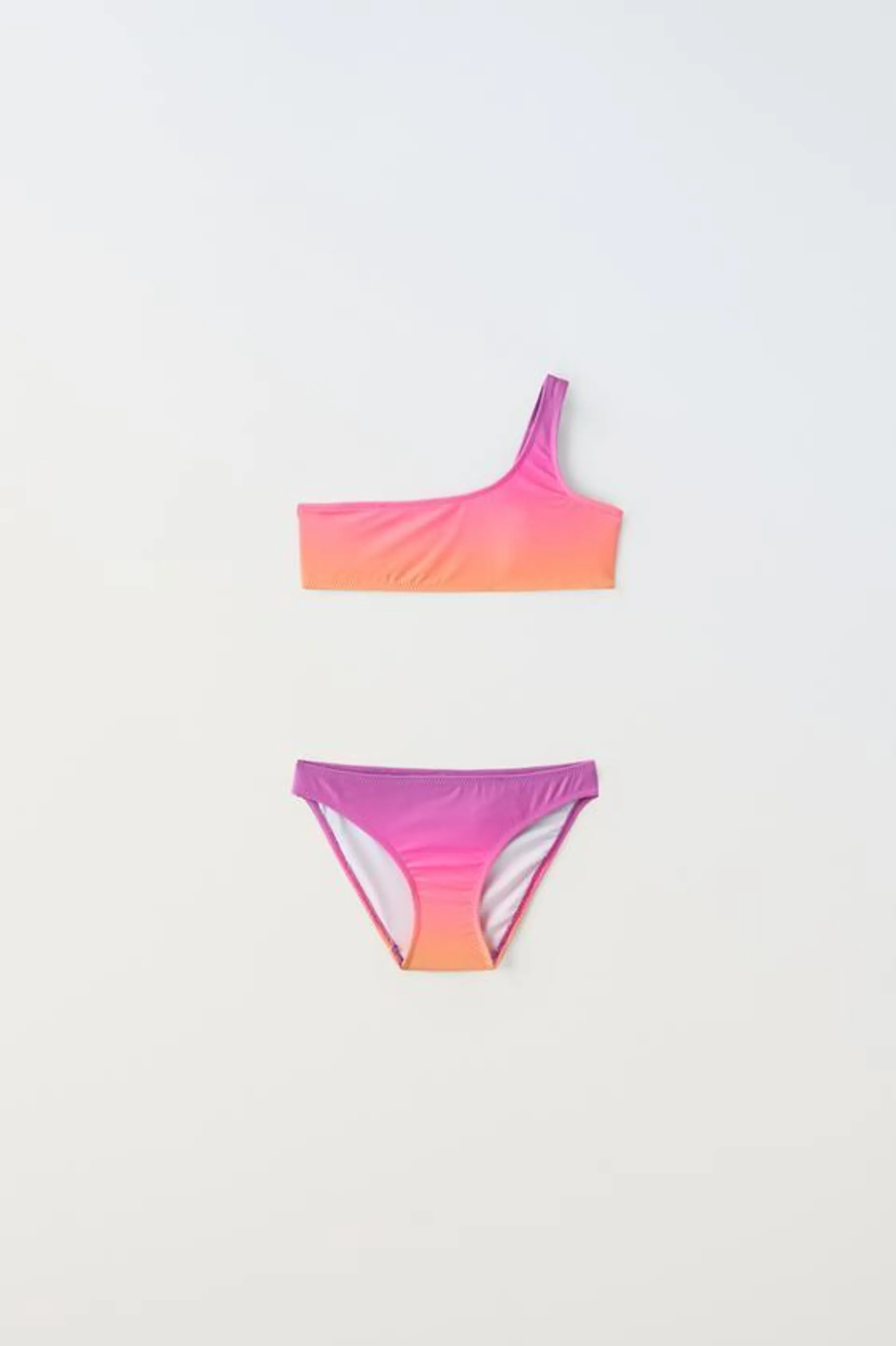 6-14 YEARS/ ASYMMETRIC TIE-DYE BIKINI SET