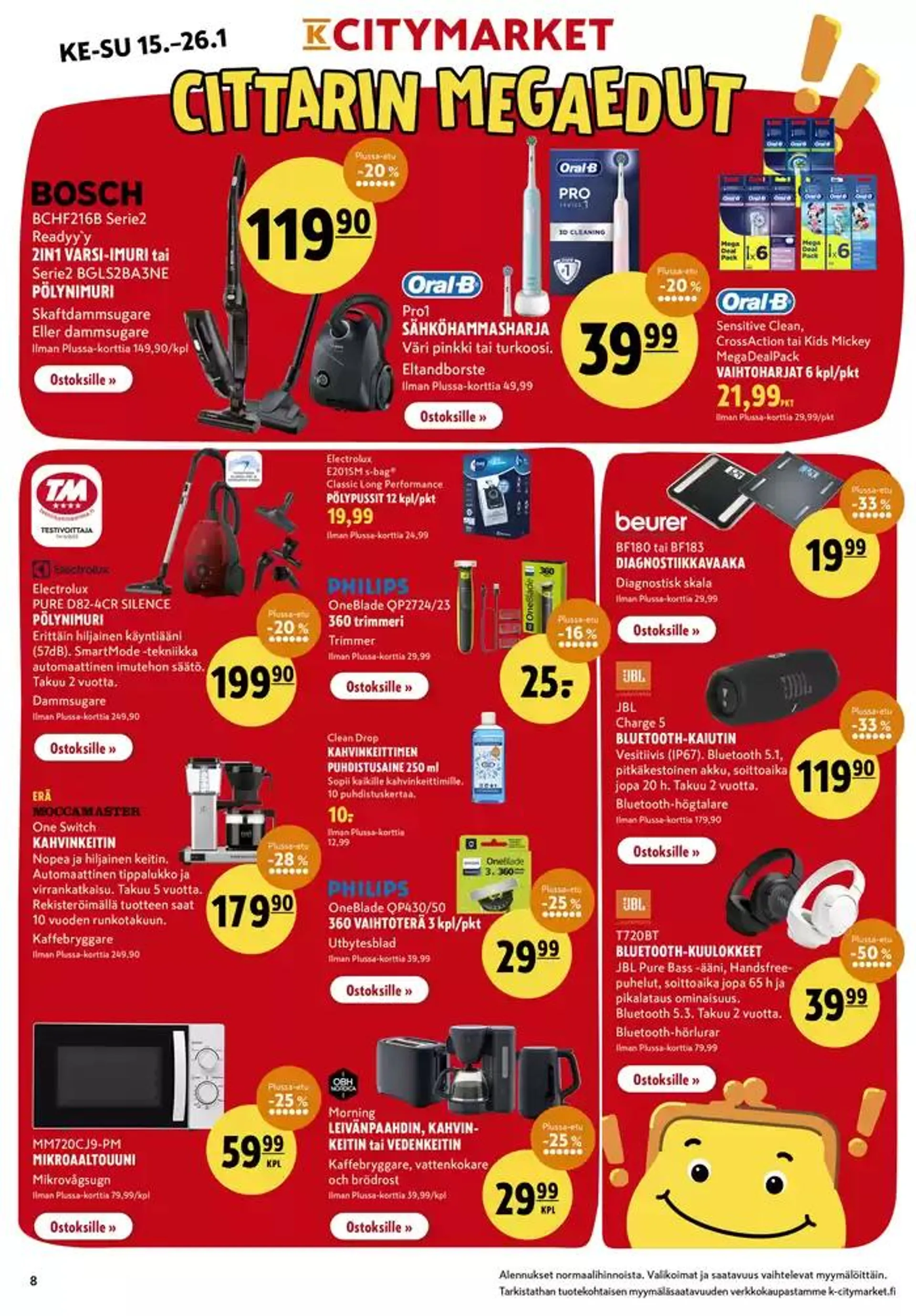 K-citymarket tarjoukset voimassa alkaen 15. tammikuuta - 22. tammikuuta 2025 - Tarjouslehti sivu 18