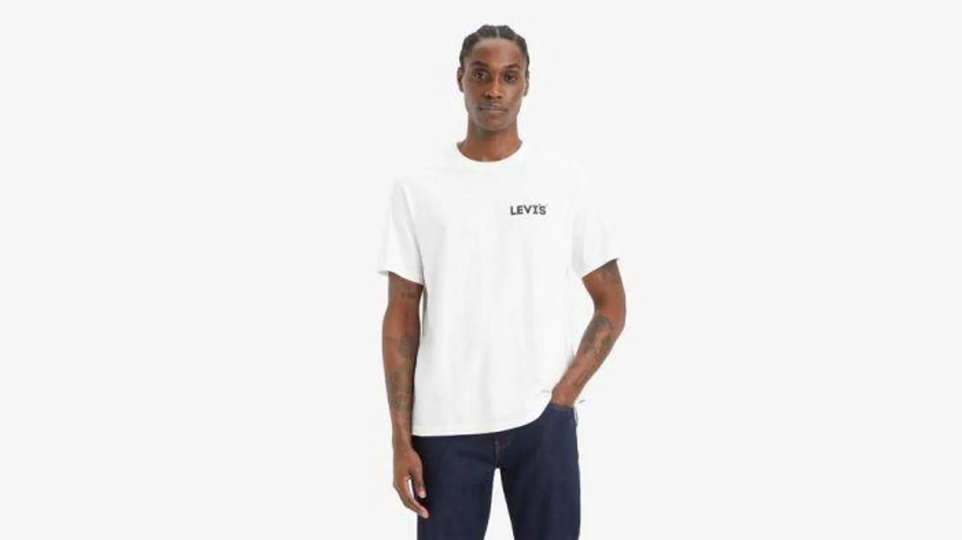 Levi's t-paita SS Relaxed Fit Tee Headline Logo